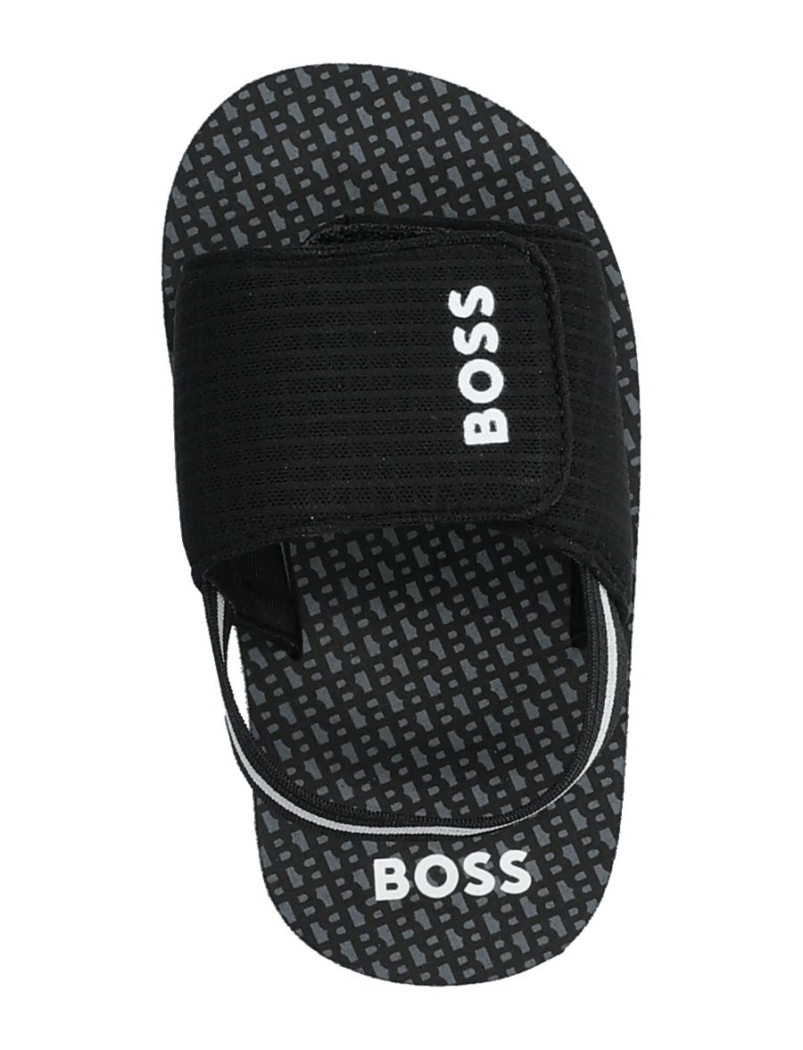BOSS - AQUA SLIDES - badelatschen - black - 3