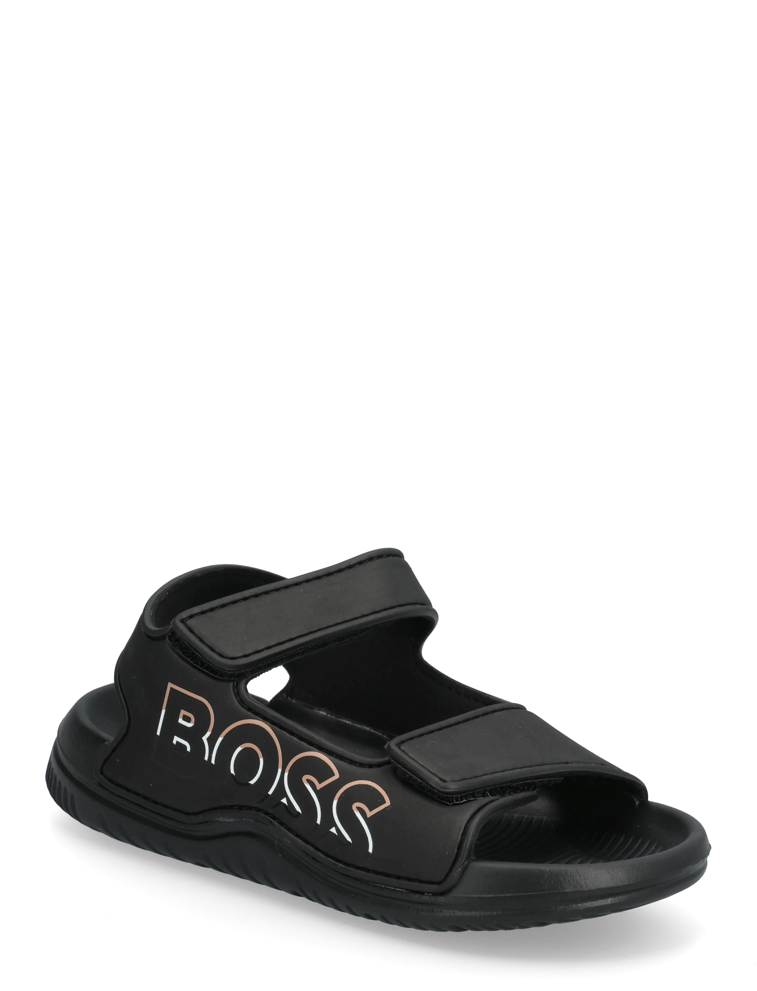 BOSS AQUA SLIDES - Shoes - BLACK / black