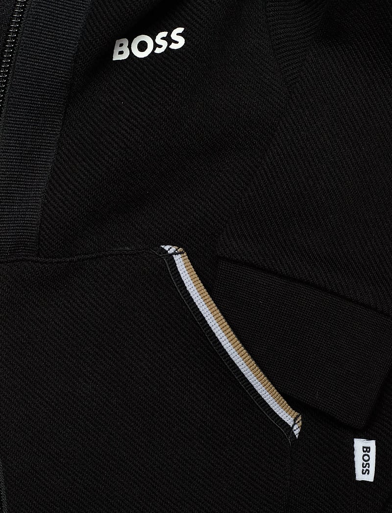 BOSS - CARDIGAN+TROUSERS - sportanzüge - black - 3