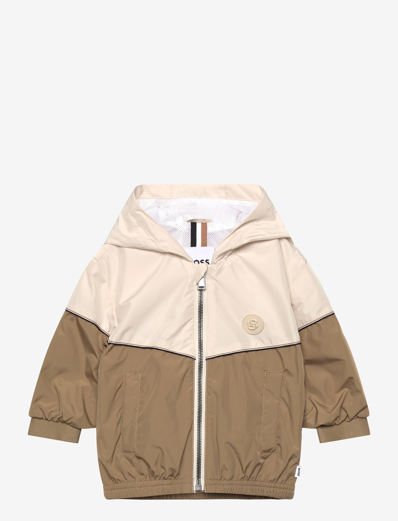 BOSS - HOODED WINDBREAKER - windjacken - dark stone - 0