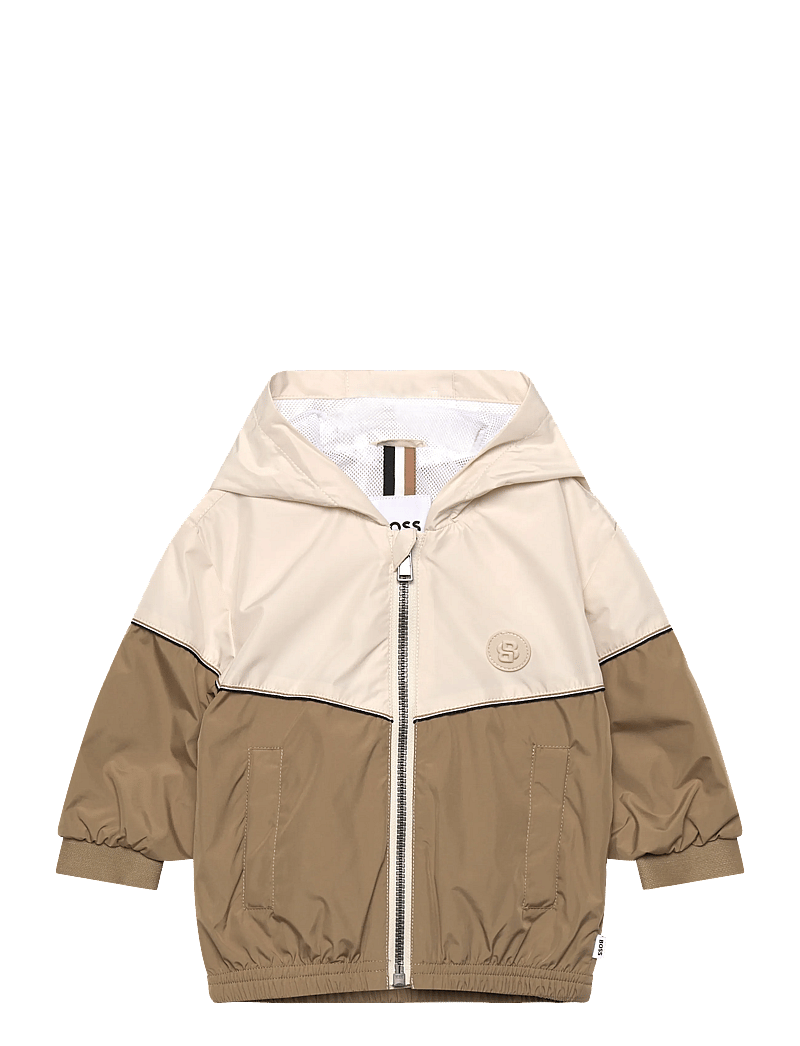 BOSS - HOODED WINDBREAKER - windjacken - dark stone - 0