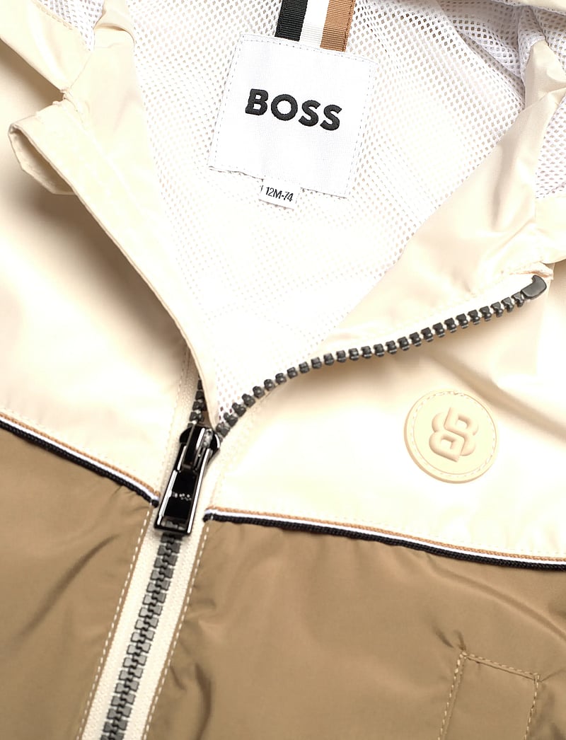 BOSS - HOODED WINDBREAKER - windjacken - dark stone - 2