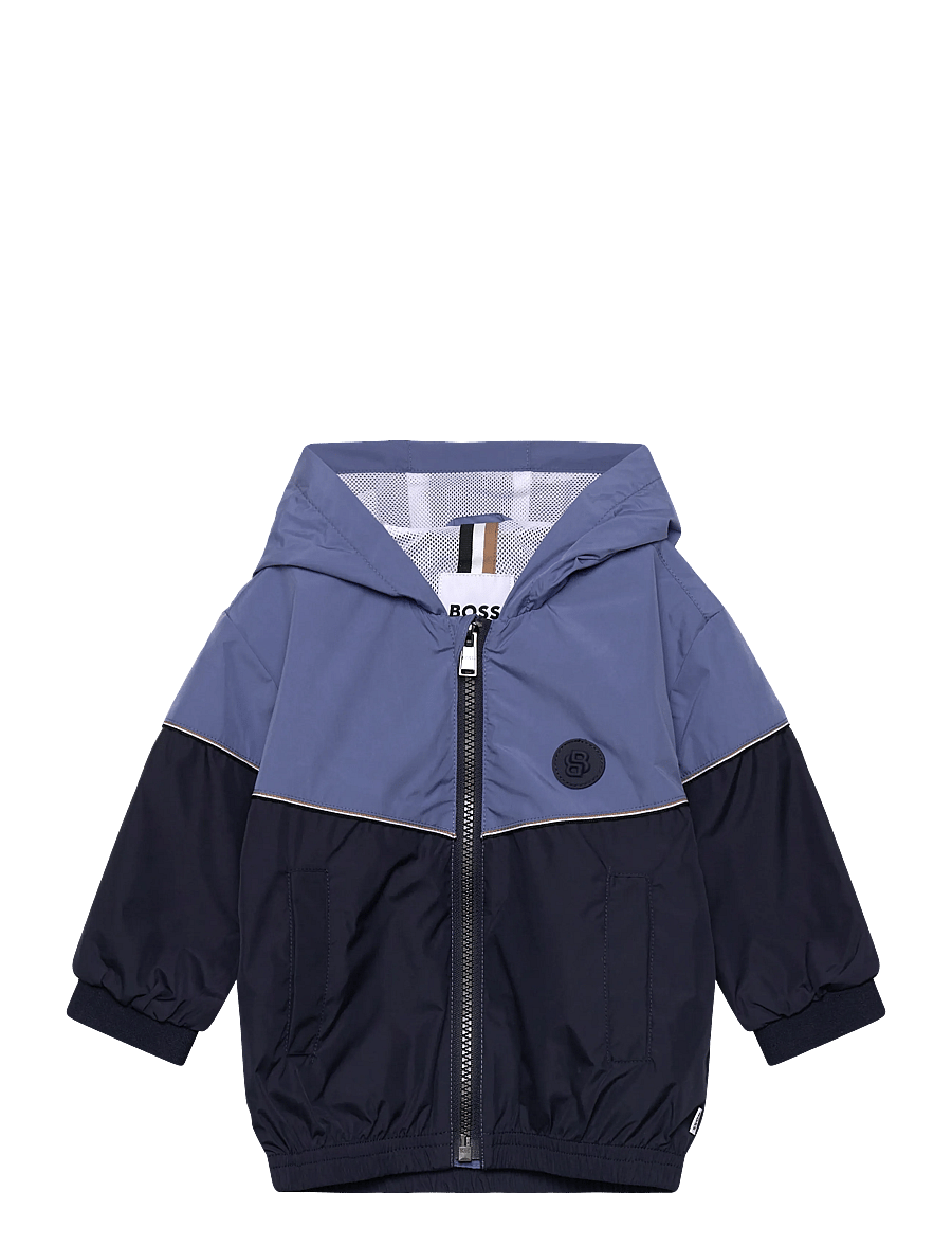 BOSS - HOODED WINDBREAKER - windjacken - navy - 0
