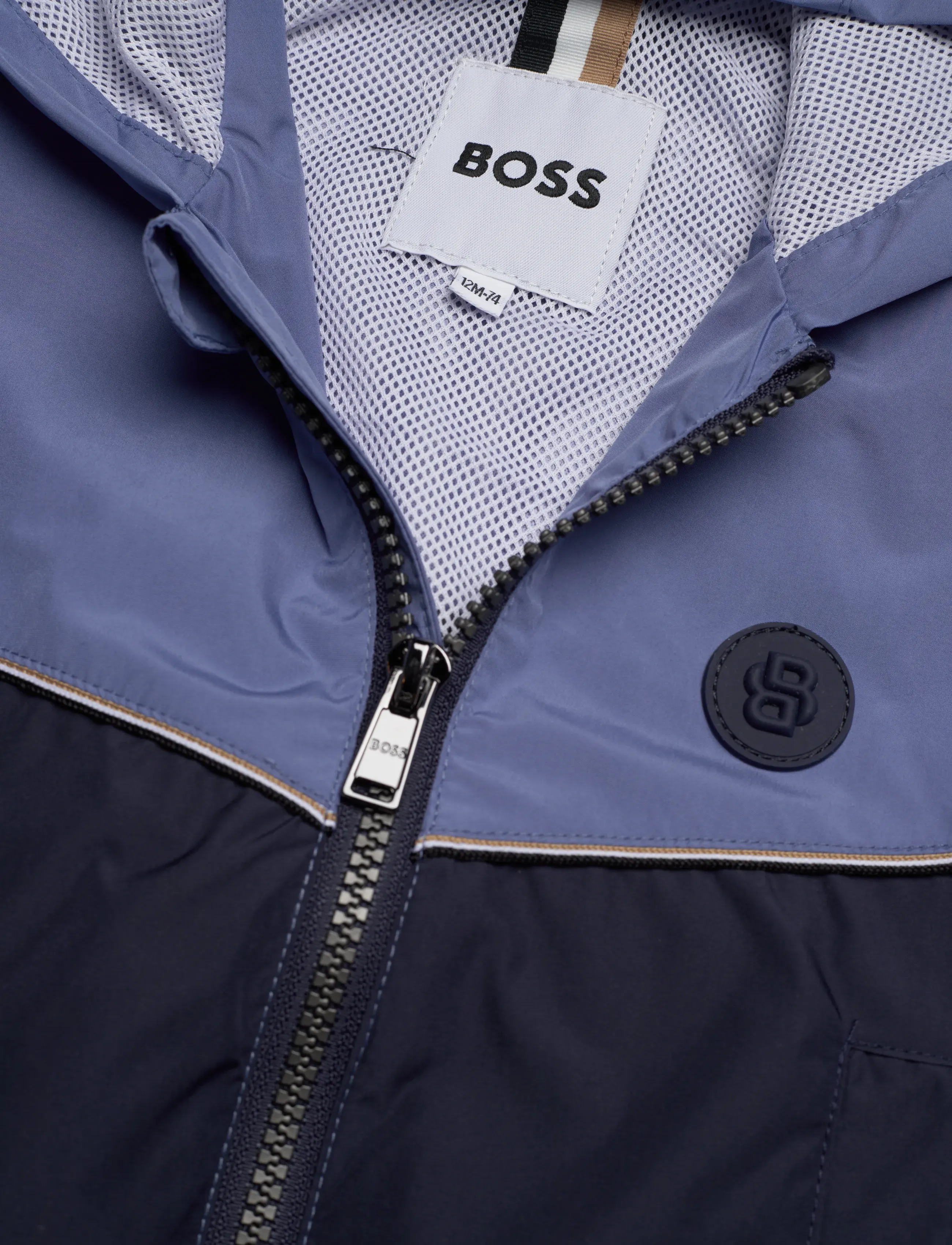 BOSS - HOODED WINDBREAKER - vindjackor - navy - 2