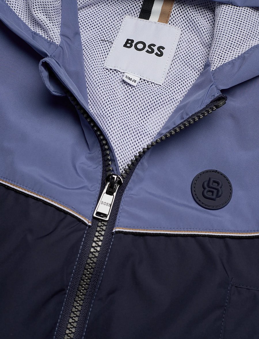 BOSS - HOODED WINDBREAKER - windjacken - navy - 2