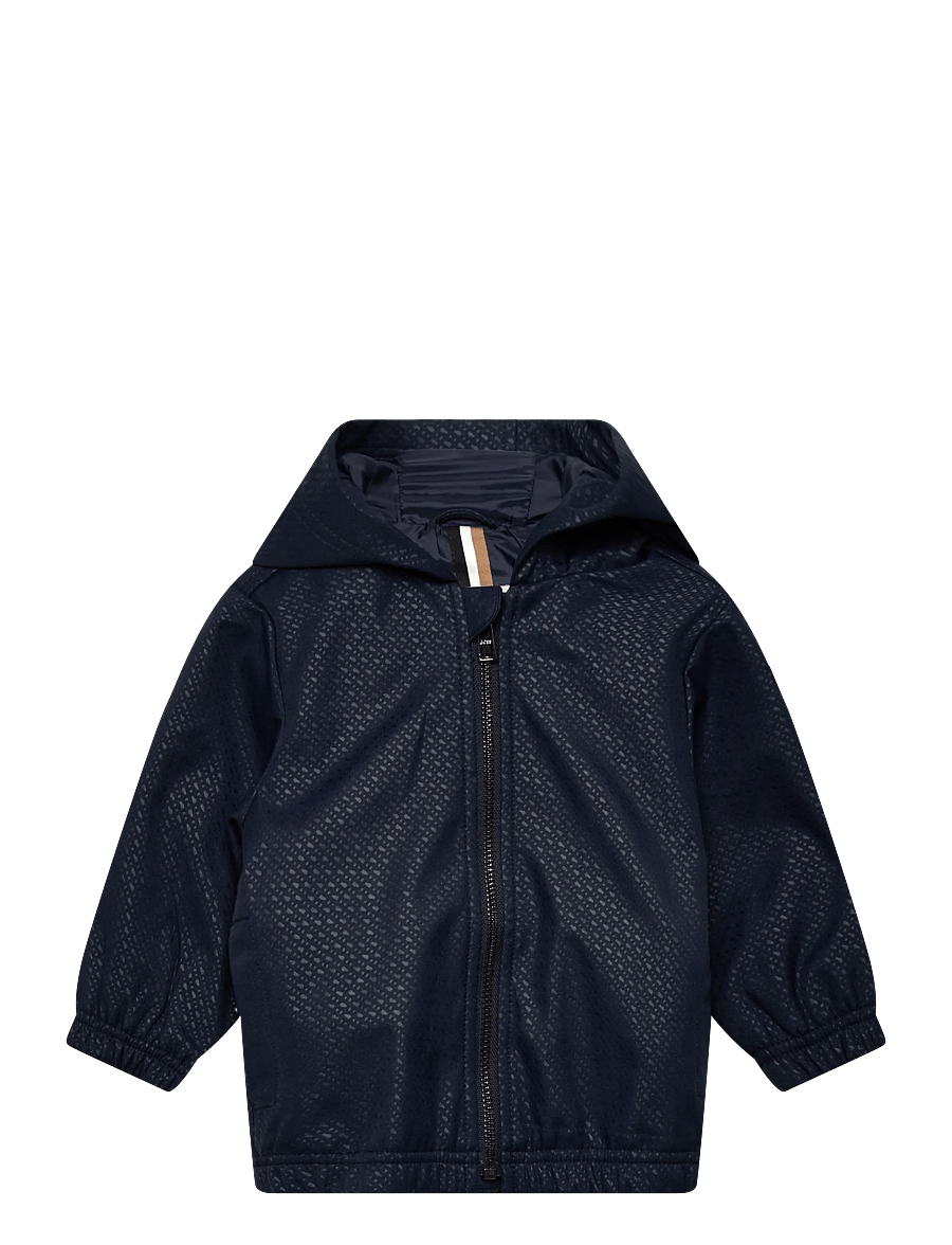 BOSS - HOODED WINDBREAKER - vindjakker - navy - 0