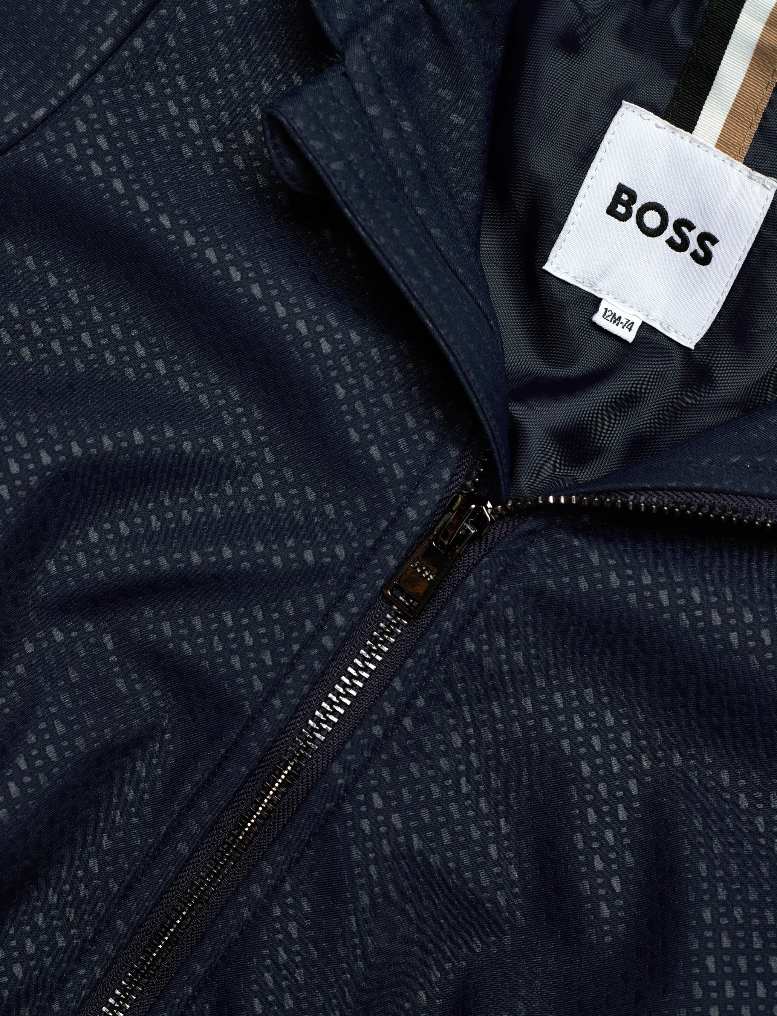 BOSS - HOODED WINDBREAKER - vindjakkar - navy - 2
