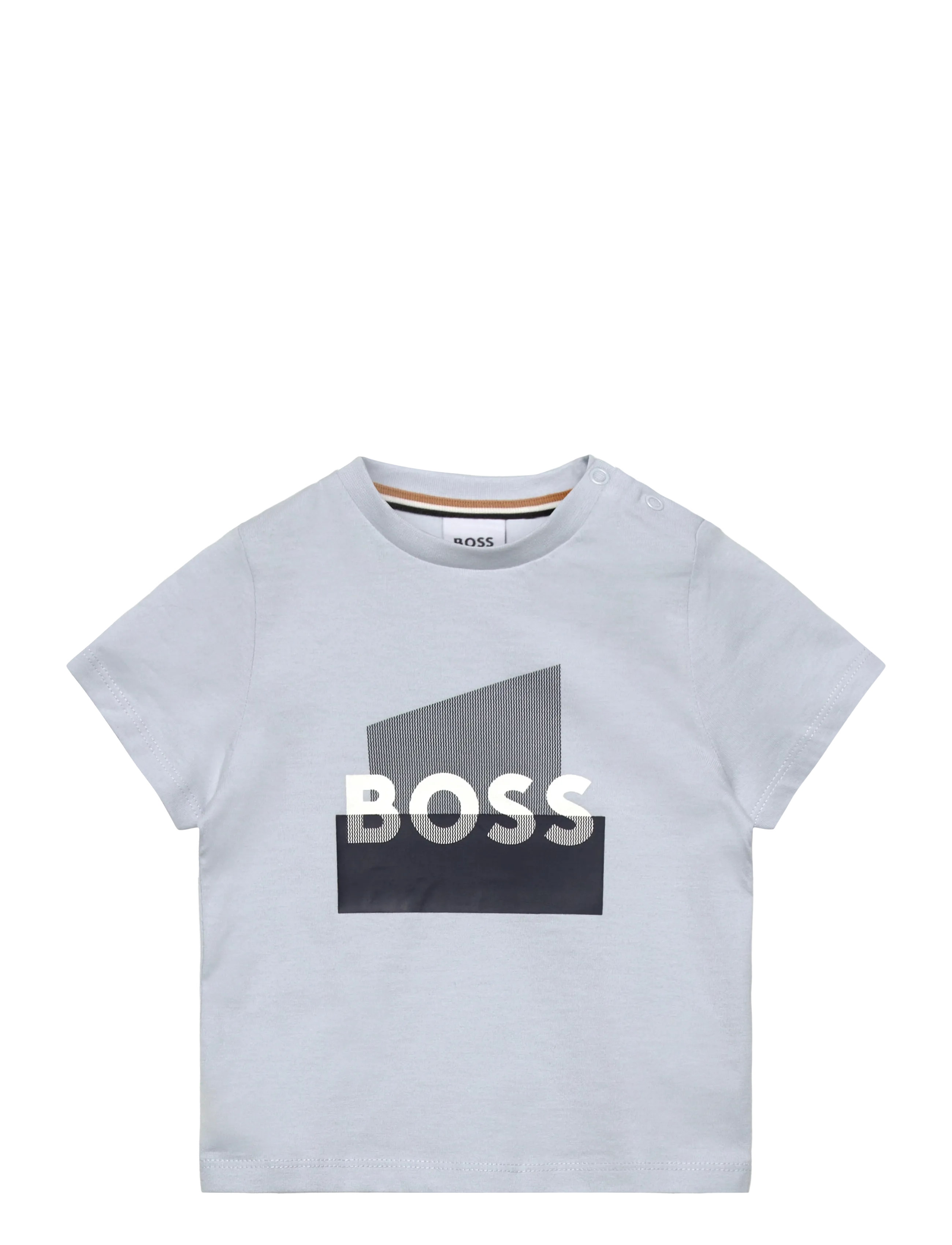 BOSS Short Sleeves Tee-Shirt, 81, T-shirts, Blau - Short-sleeved, Kinder