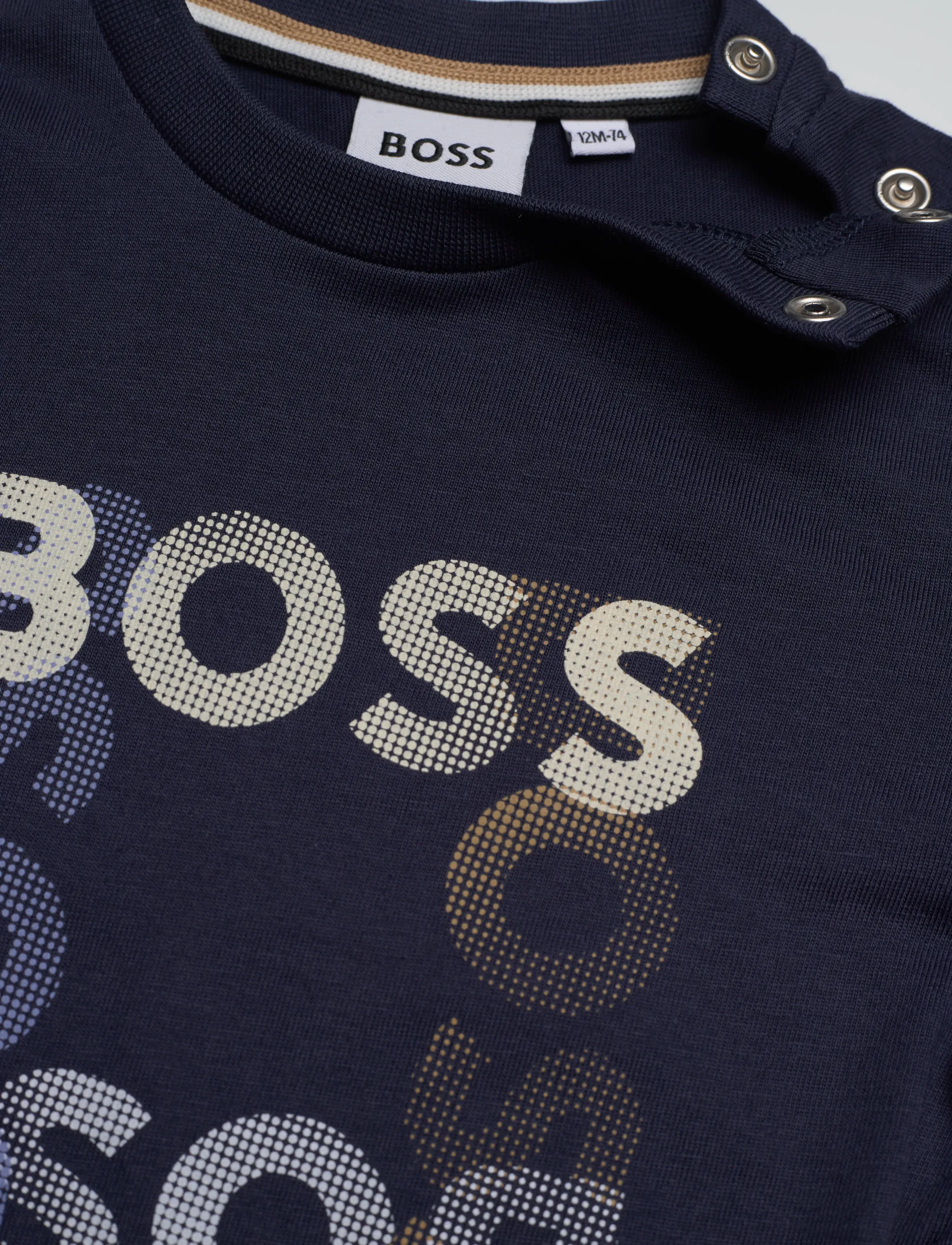 BOSS - SHORT SLEEVES TEE-SHIRT - short-sleeved t-shirts - navy - 2