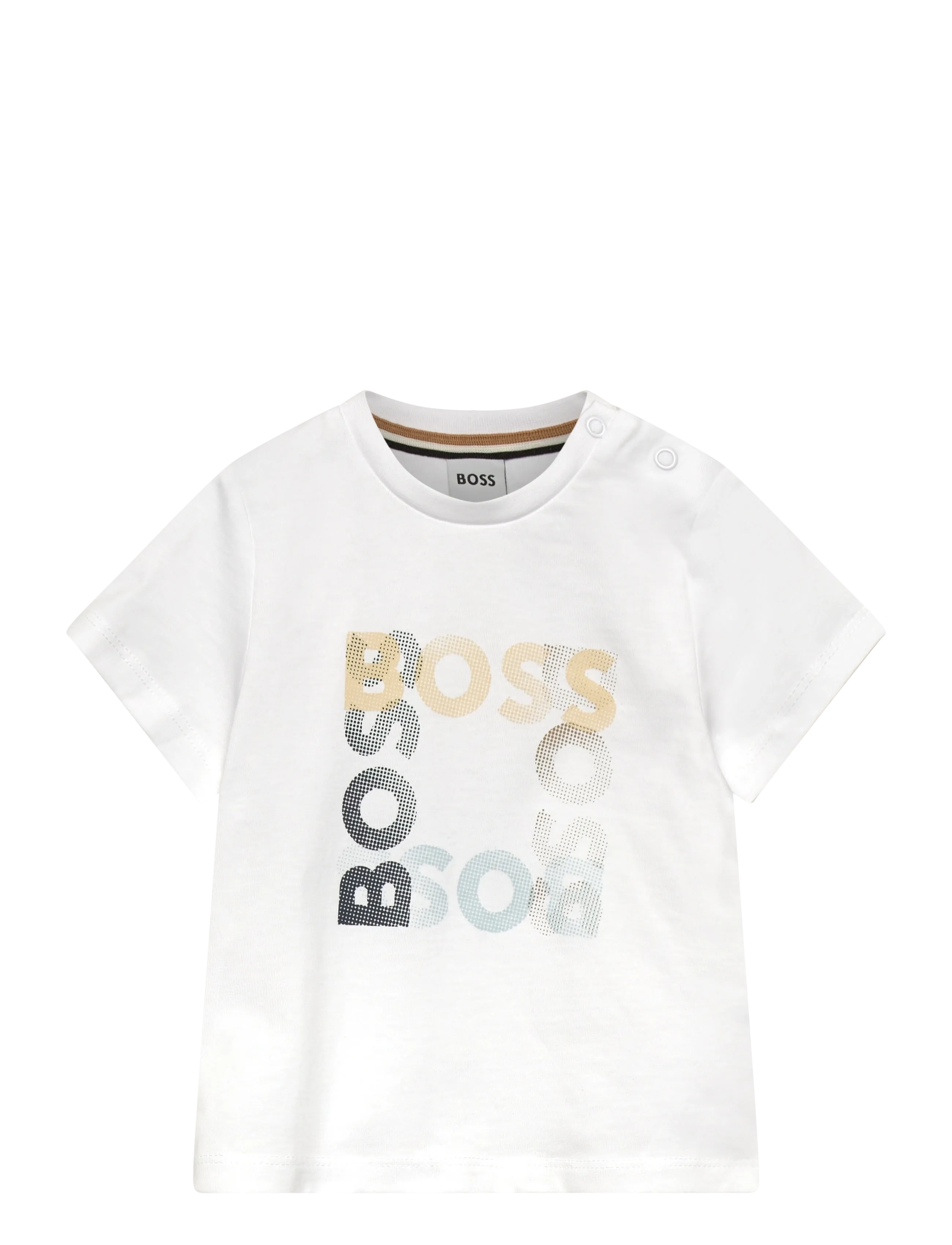 BOSS Short Sleeves Tee-Shirt, 86, T-shirts, Weiß - Short-sleeved, Kinder
