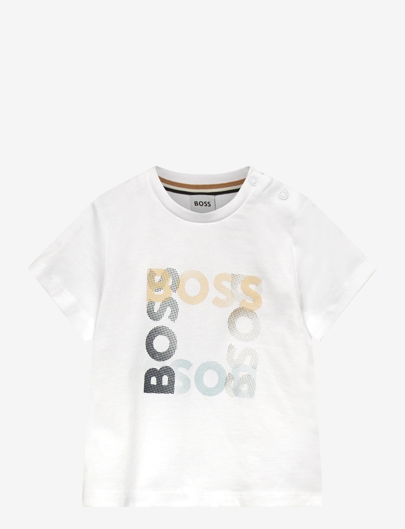 BOSS - SHORT SLEEVES TEE-SHIRT - short-sleeved t-shirts - white - 0