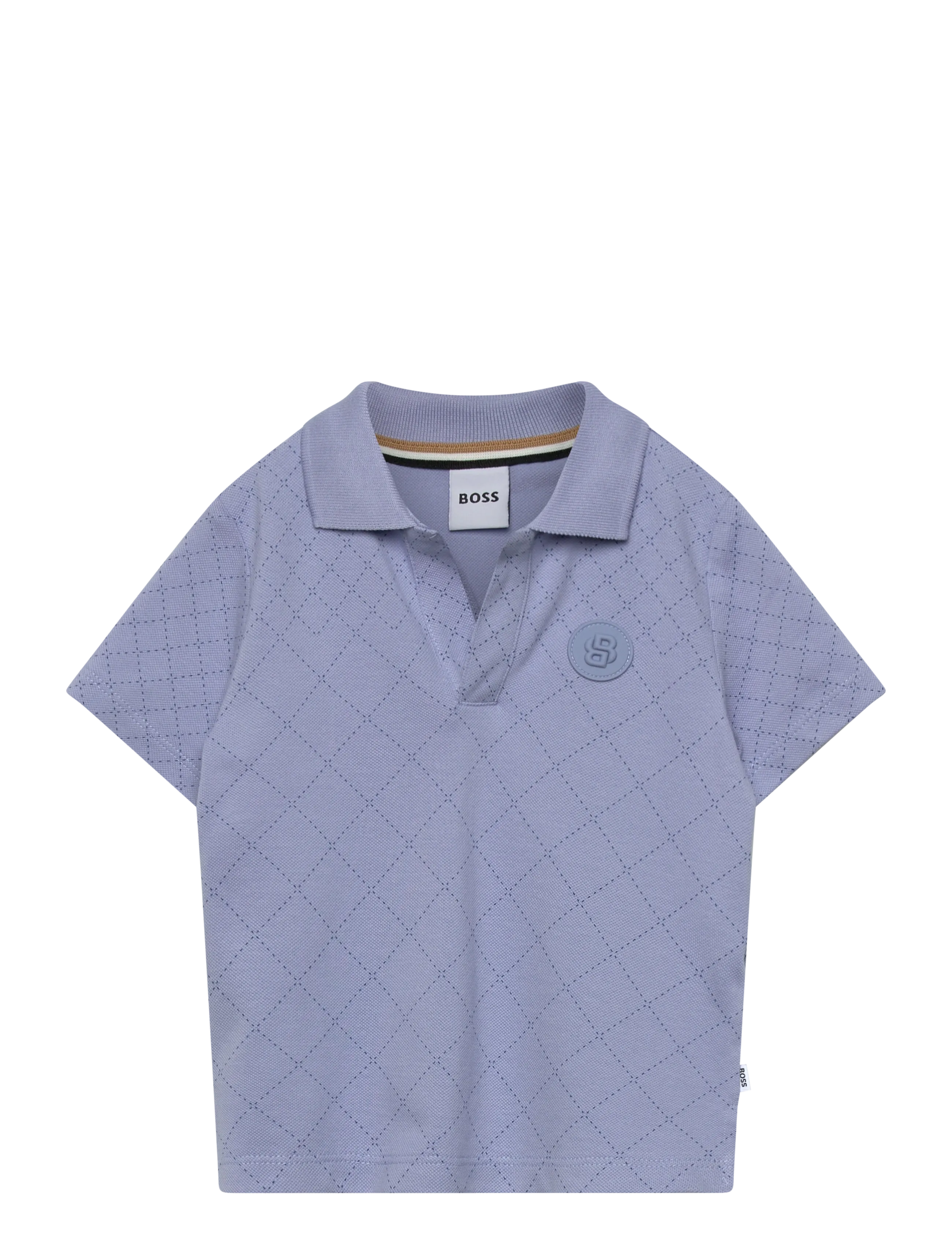 BOSS SHORT SLEEVE POLO - Kleidung - MEDIUM GREY / blue