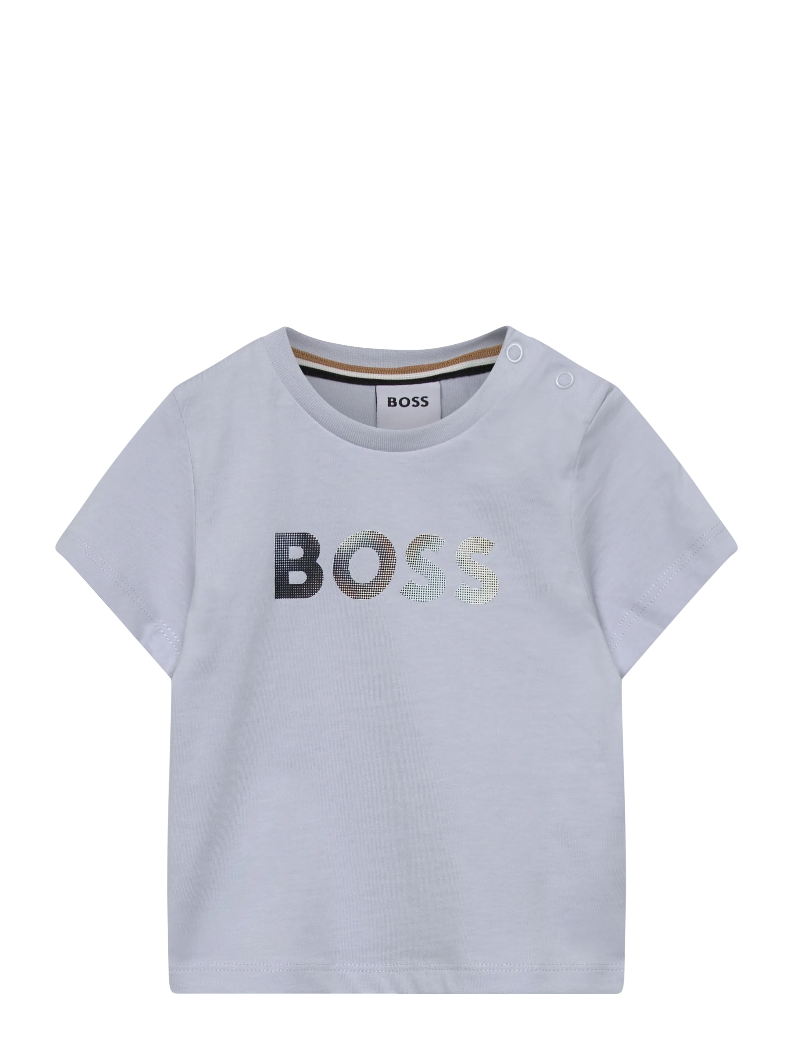 BOSS Short Sleeves Tee-Shirt, 74, T-shirts, Grau - Short-sleeved, Kinder