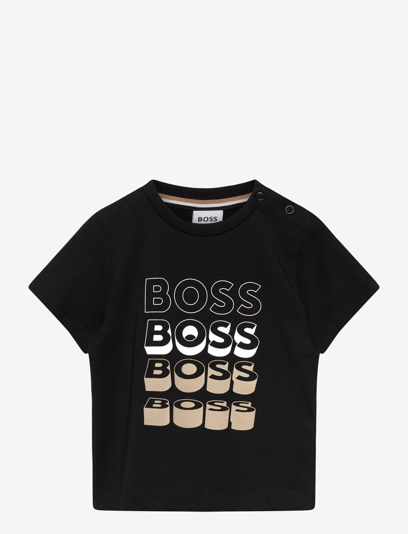 BOSS - SHORT SLEEVES TEE-SHIRT - kortærmede t-shirts - black - 0