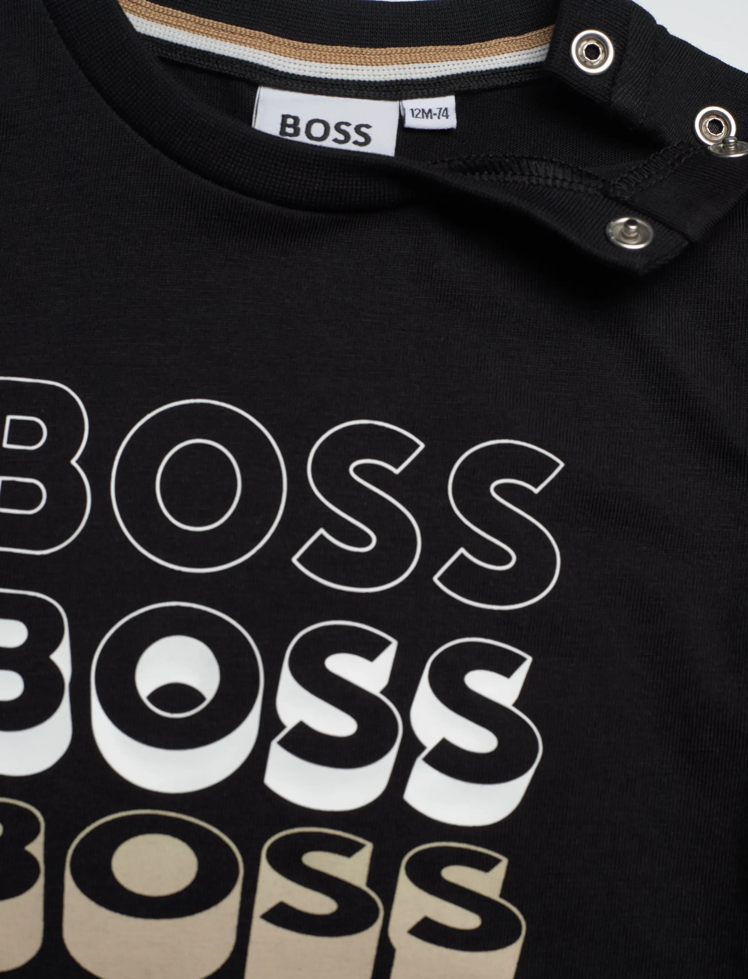 BOSS - SHORT SLEEVES TEE-SHIRT - kortærmede t-shirts - black - 2