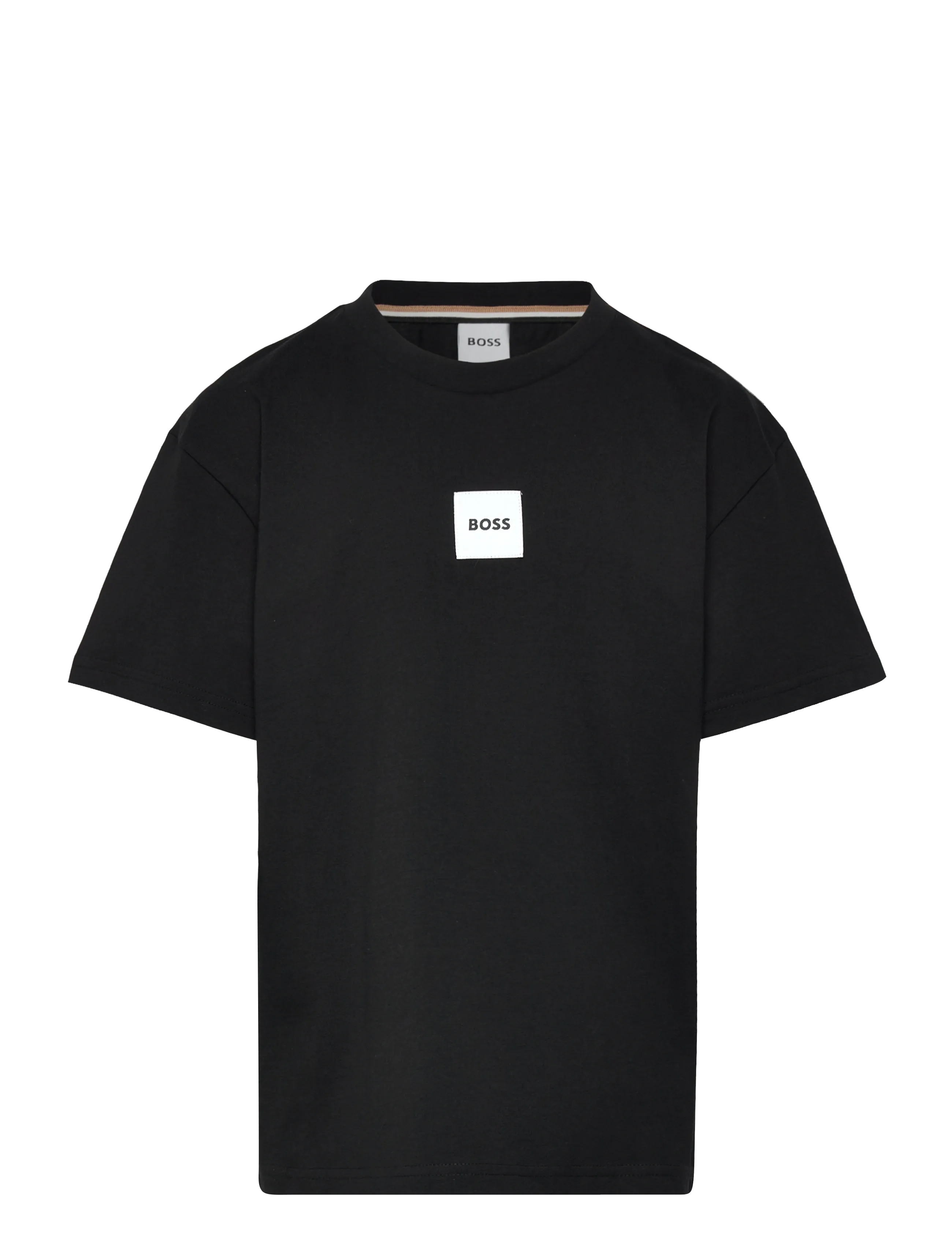 BOSS SHORT SLEEVES TEE-SHIRT - Uus - BLACK / black
