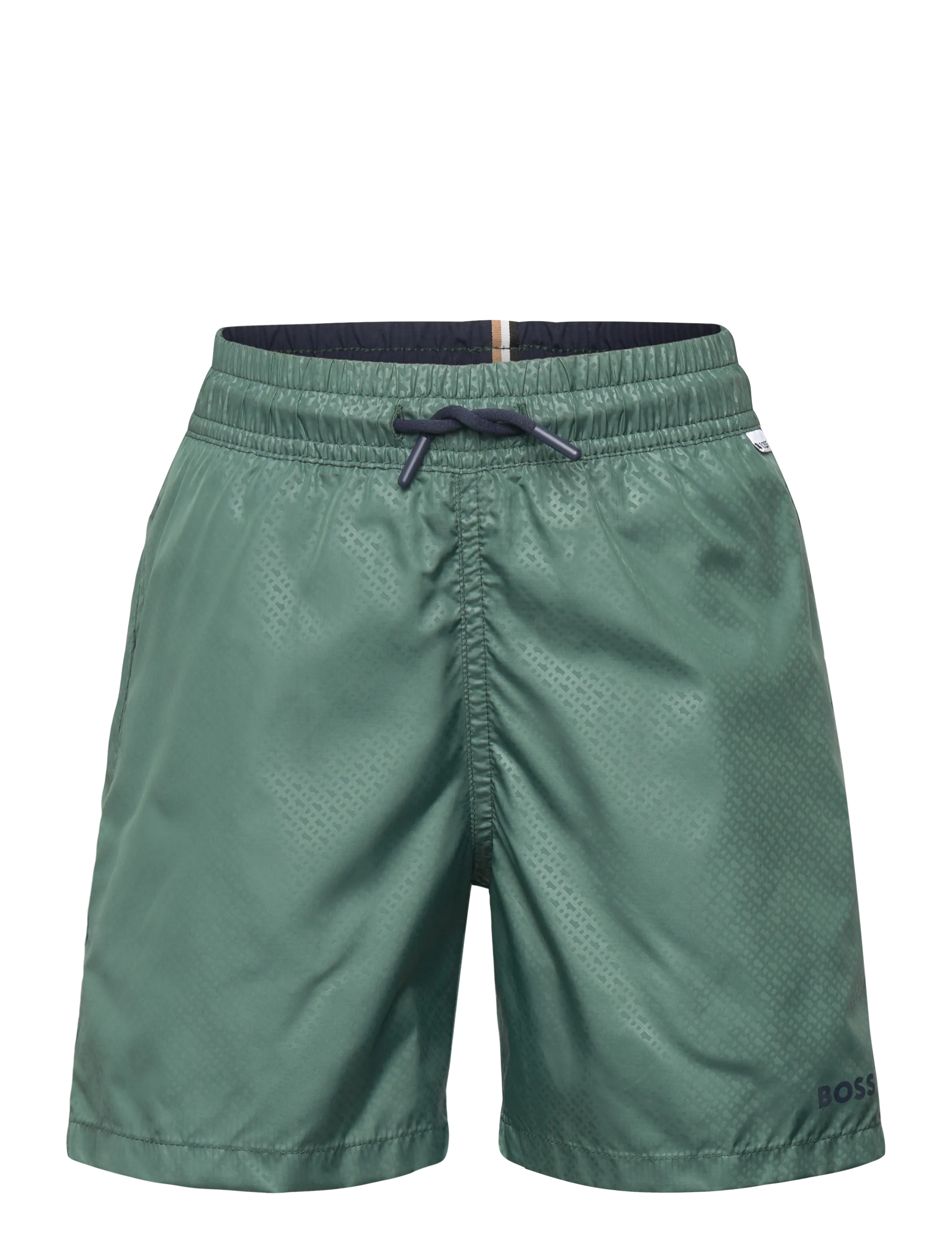 BOSS SWIM SHORTS - Riided - STONE PINE / khaki/green