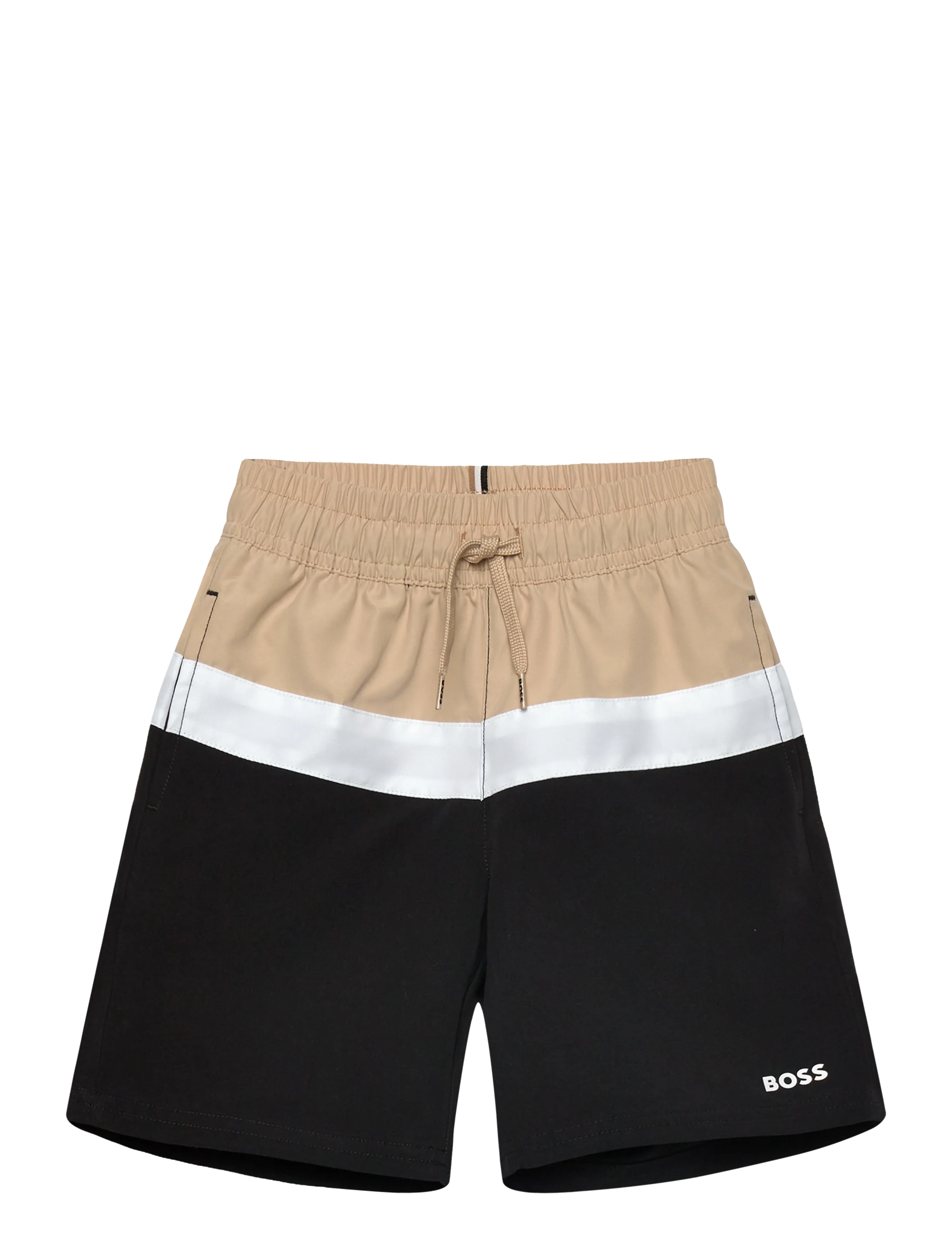 BOSS SWIM SHORTS - Swimwear - BLACK / multi