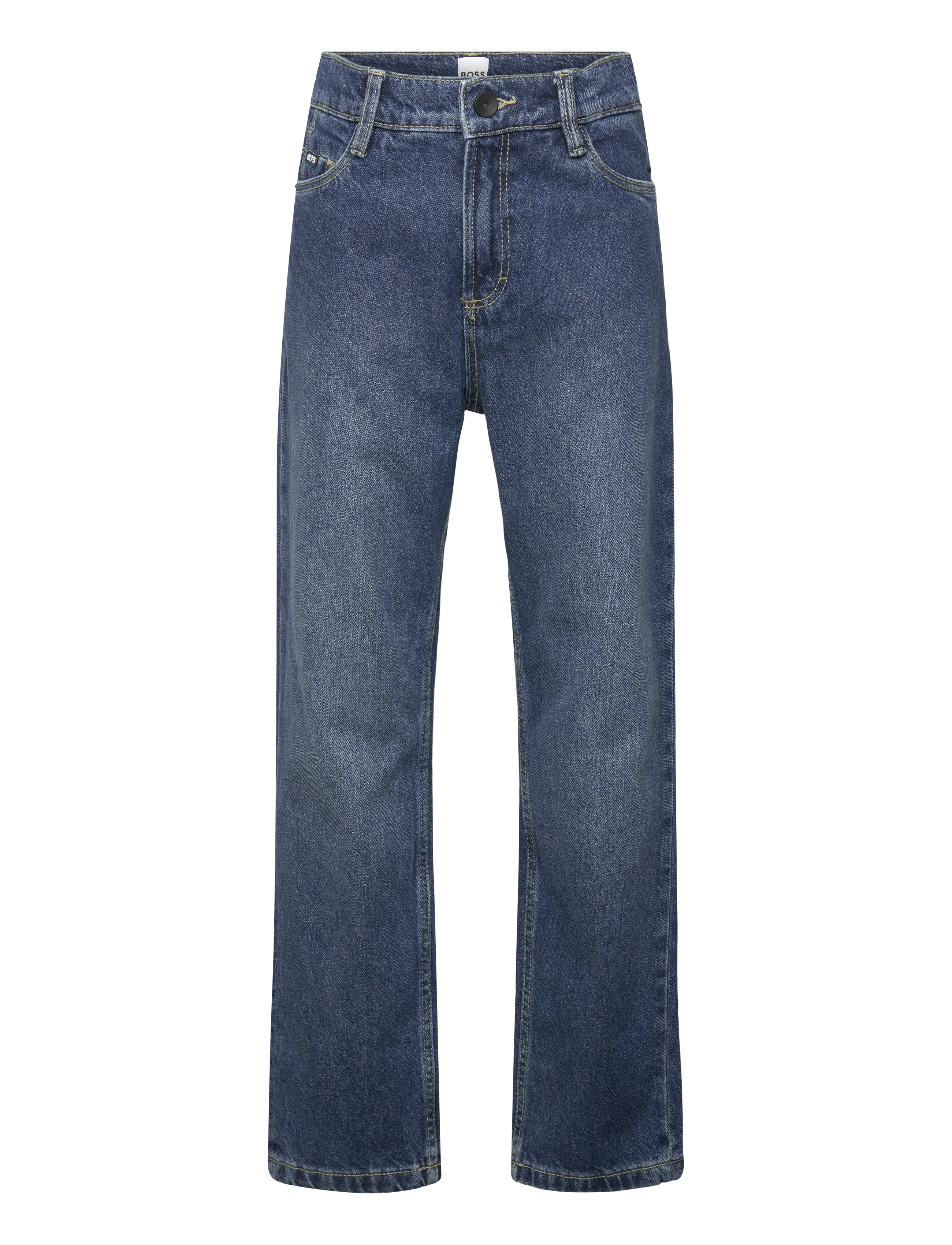 BOSS DENIM TROUSERS - Lapsed 98–134 - DOUBLE STONE + BRUSH / blue