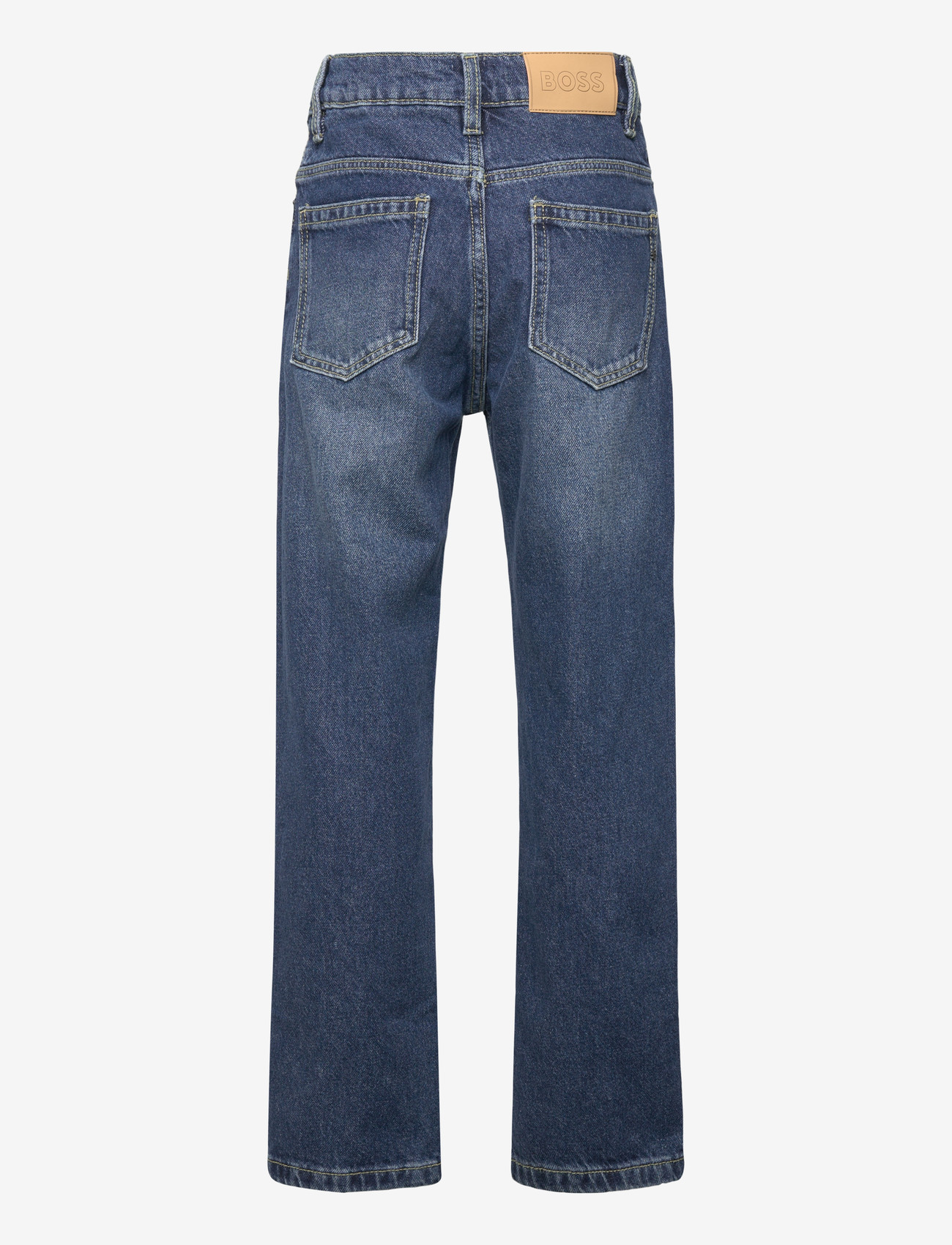 BOSS - DENIM TROUSERS - regular jeans - double stone + brush - 1