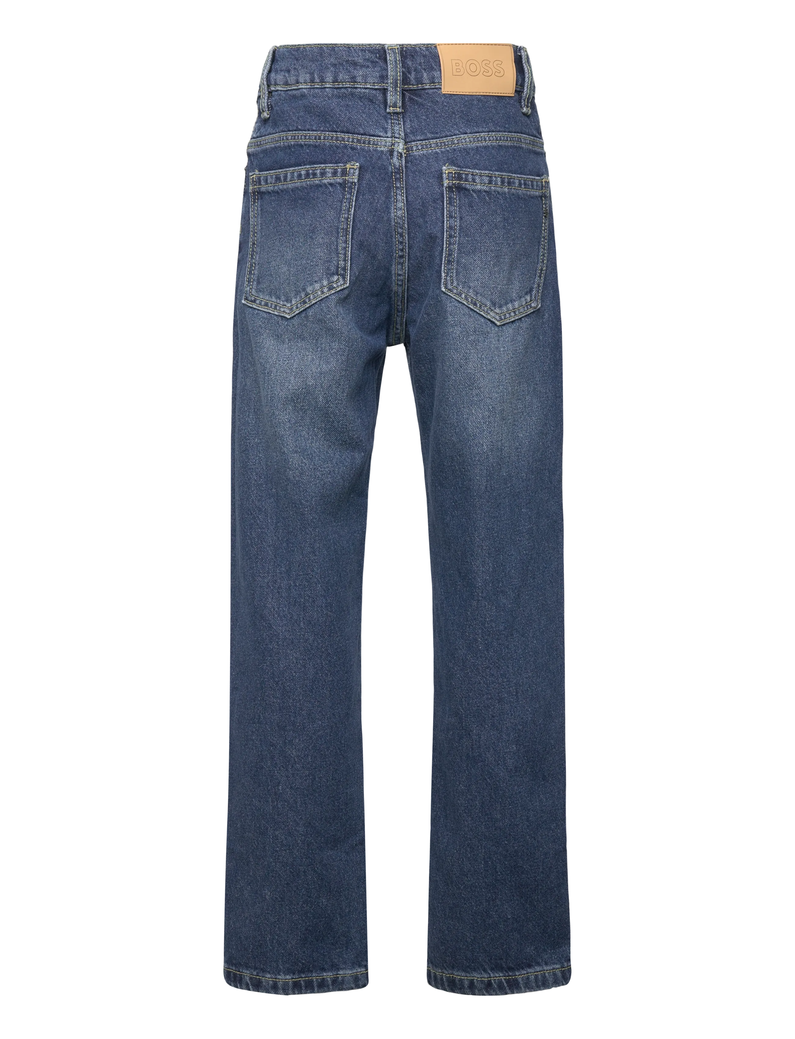 BOSS - DENIM TROUSERS - regular jeans - double stone + brush - 1