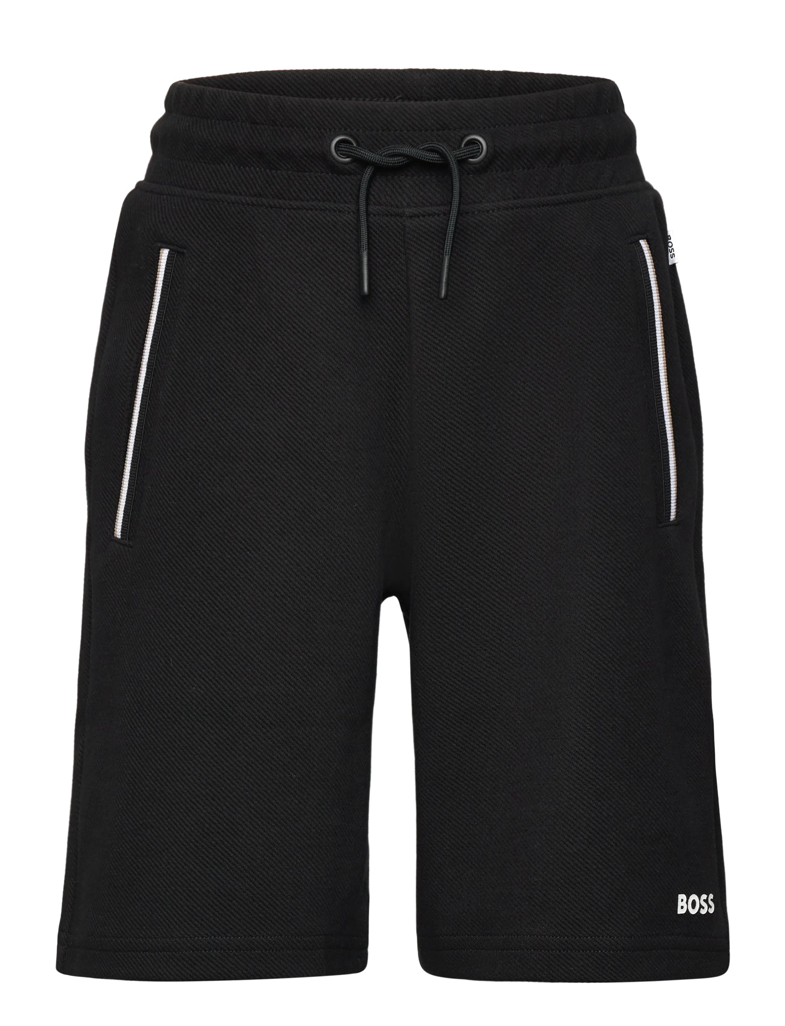 BOSS Bermuda Shorts, Børn, Strik Bermuda Shorts, Sort, Str: 126