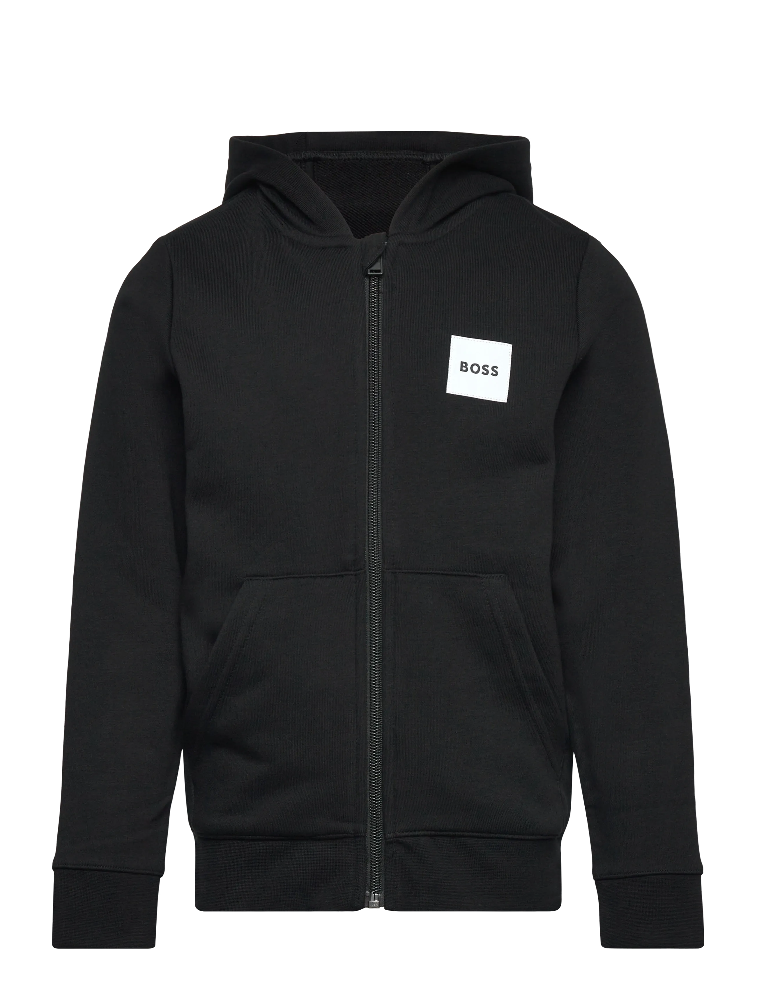 BOSS HOODED CARDIGAN - Riided - BLACK / black