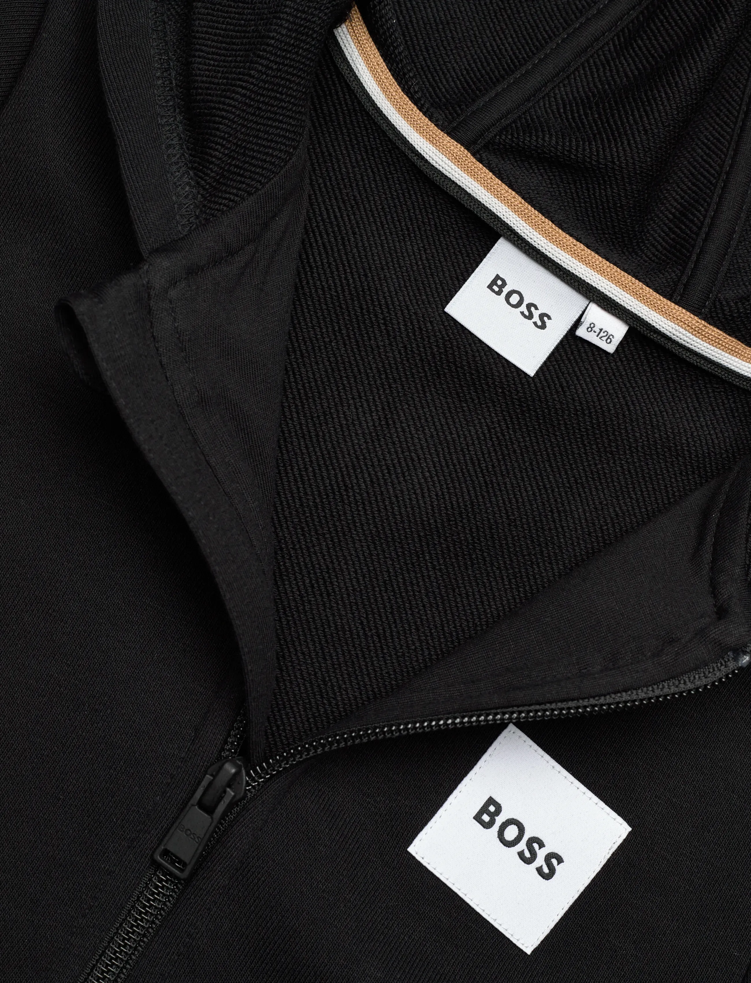 BOSS - HOODED CARDIGAN - hættetrøjer - black - 2