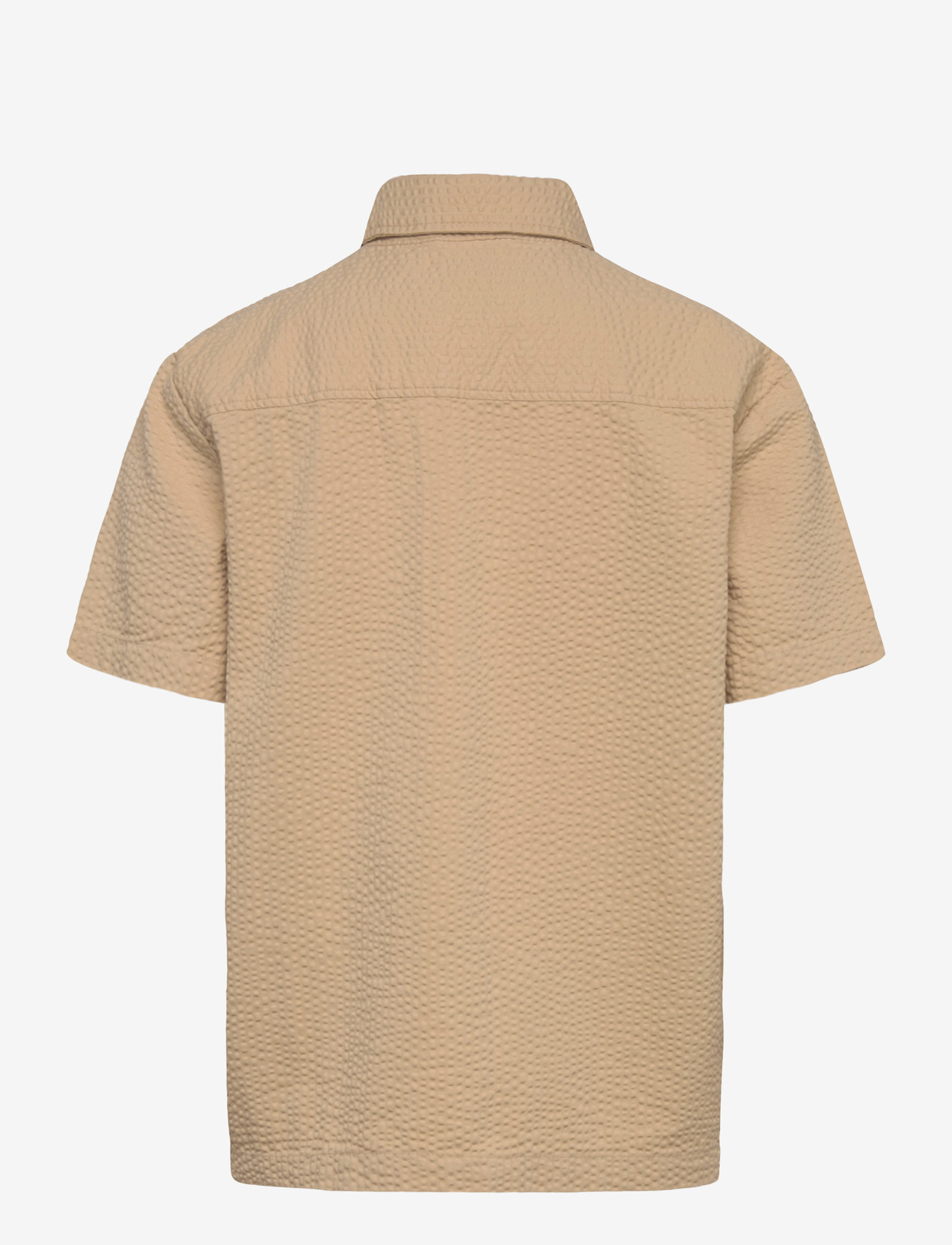 BOSS - SHORT SLEEVE SHIRT - kortærmede skjorter - stone - 1