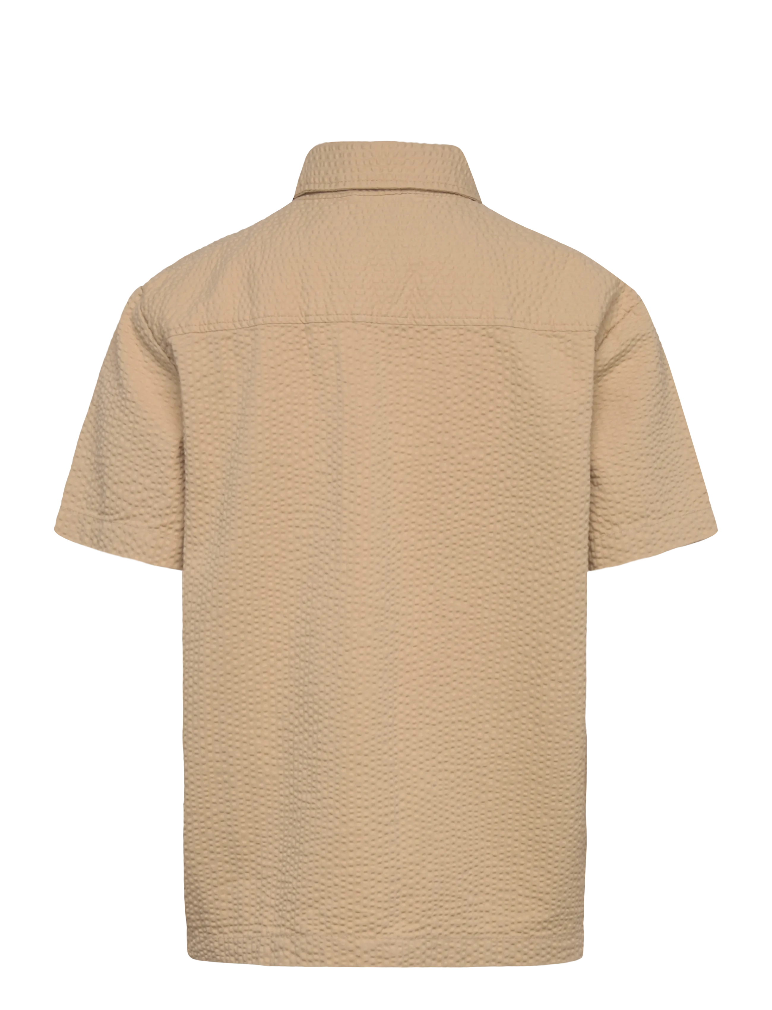 BOSS - SHORT SLEEVE SHIRT - kortærmede skjorter - stone - 1