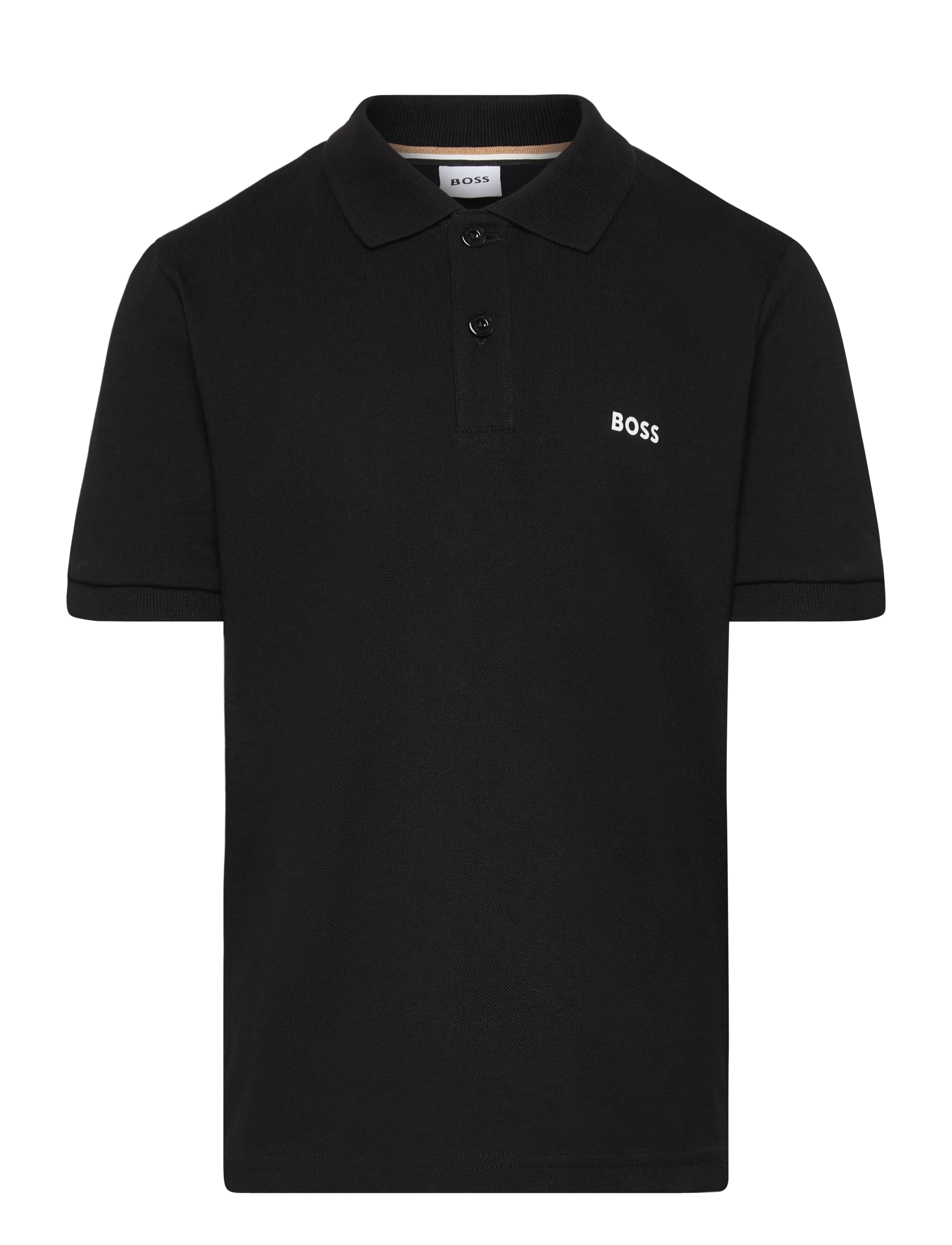 BOSS Short Sleeve Polo, 104, Polo Shirts, Schwarz - Short-sleeved Kinder