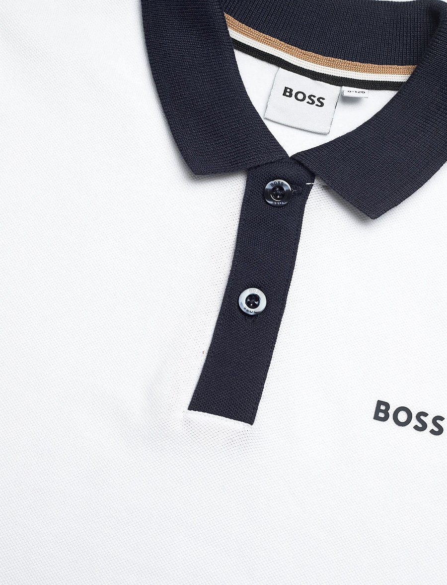 BOSS - SHORT SLEEVE POLO - lühikeste varrukatega polod - white - 2
