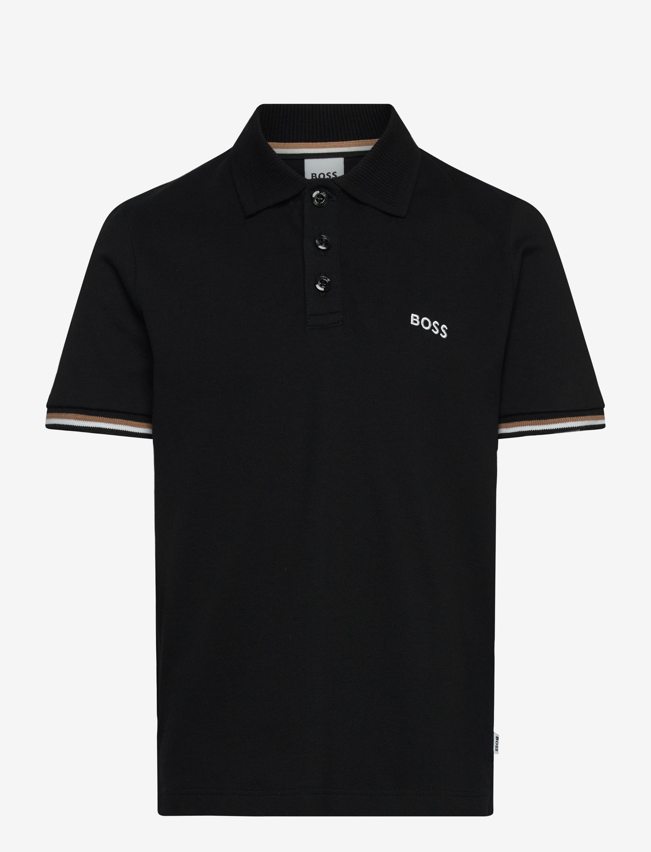 BOSS - SHORT SLEEVE POLO - kortærmede poloer - black - 0