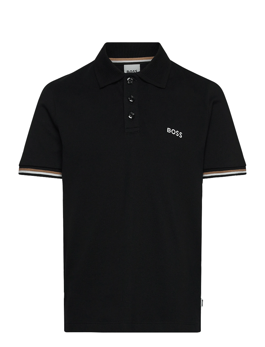 BOSS - SHORT SLEEVE POLO - lühikeste varrukatega polod - black - 0