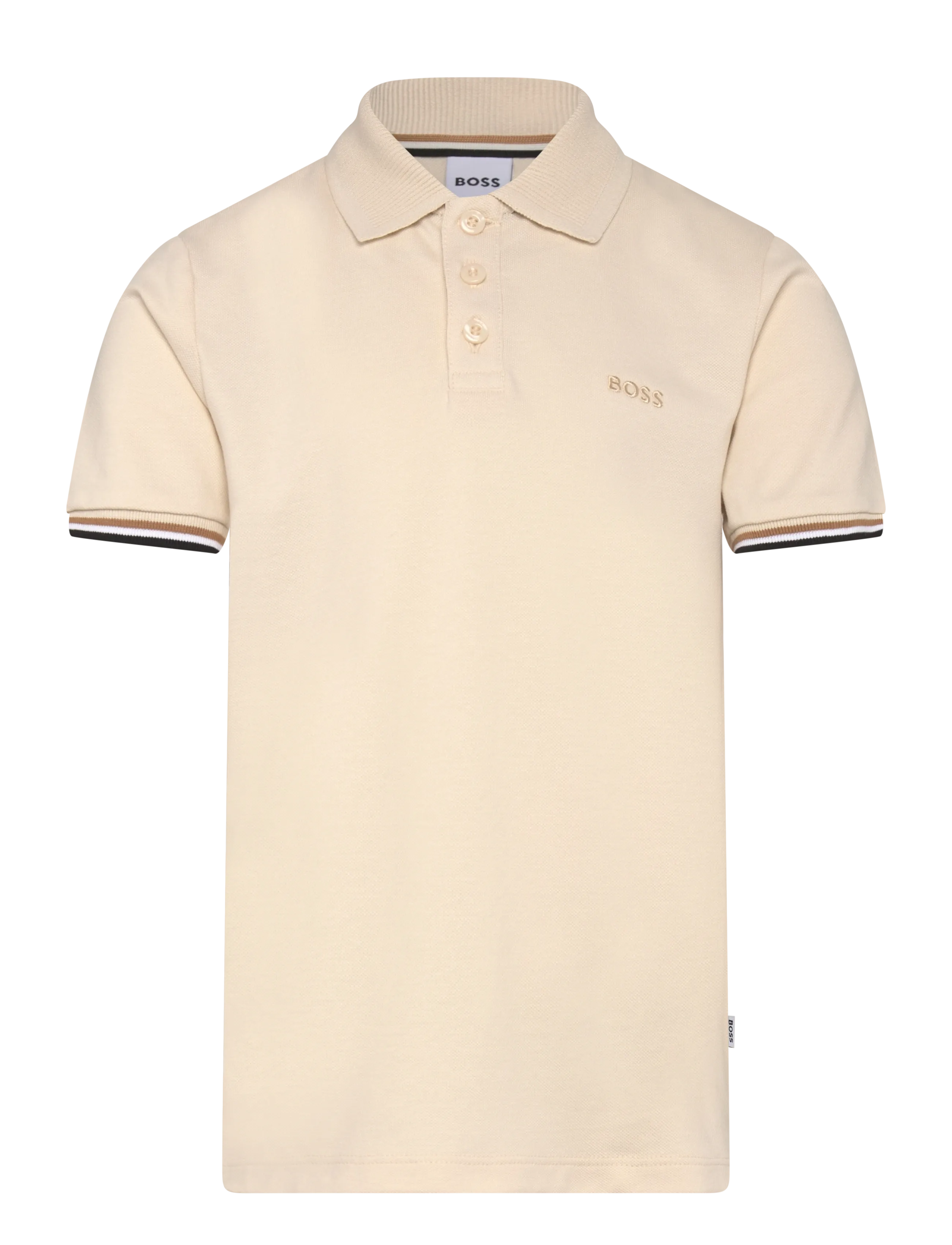 BOSS SHORT SLEEVE POLO - BOSS Kidswear - SAND / beige