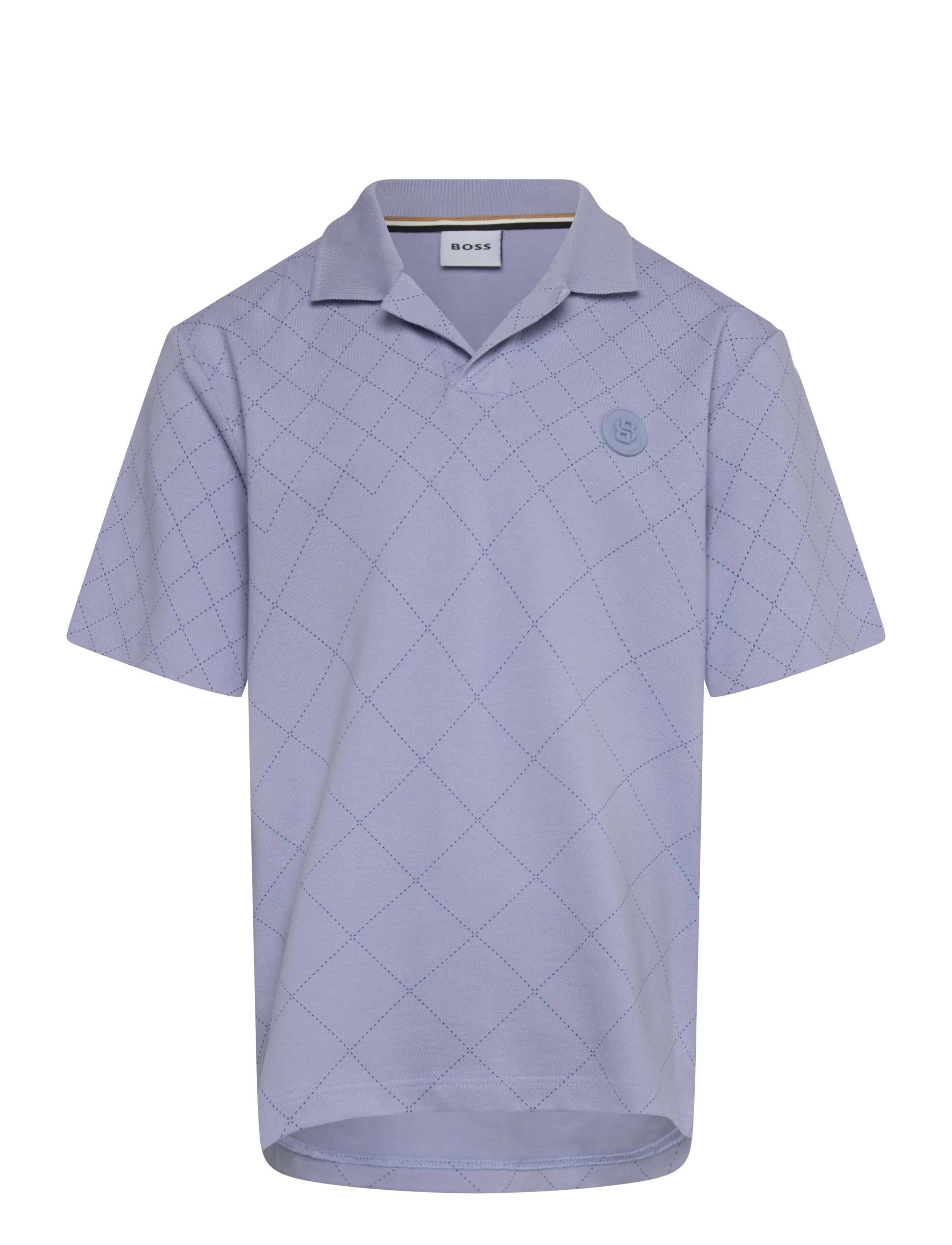 BOSS Short Sleeve Polo, 150, Polo Shirts, Lila - Short-sleeved Kinder