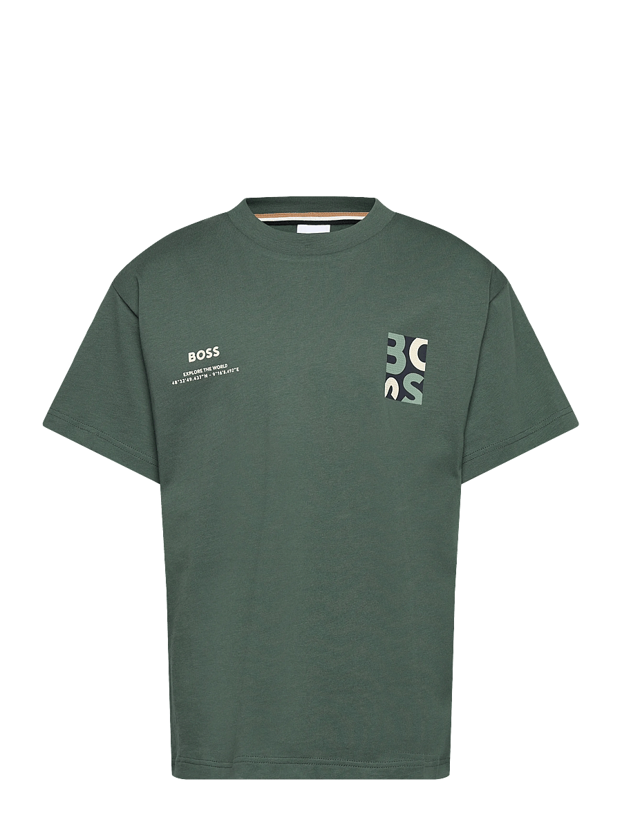 BOSS - SHORT SLEEVES TEE-SHIRT - lühikeste varrukatega t-särgid - stone pine - 0