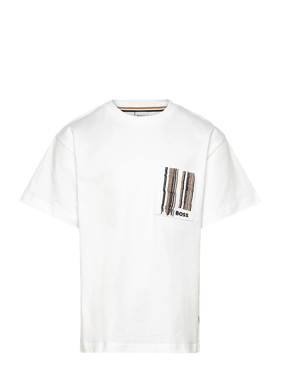 BOSS - SHORT SLEEVES TEE-SHIRT - kortärmade t-shirts - white - 0
