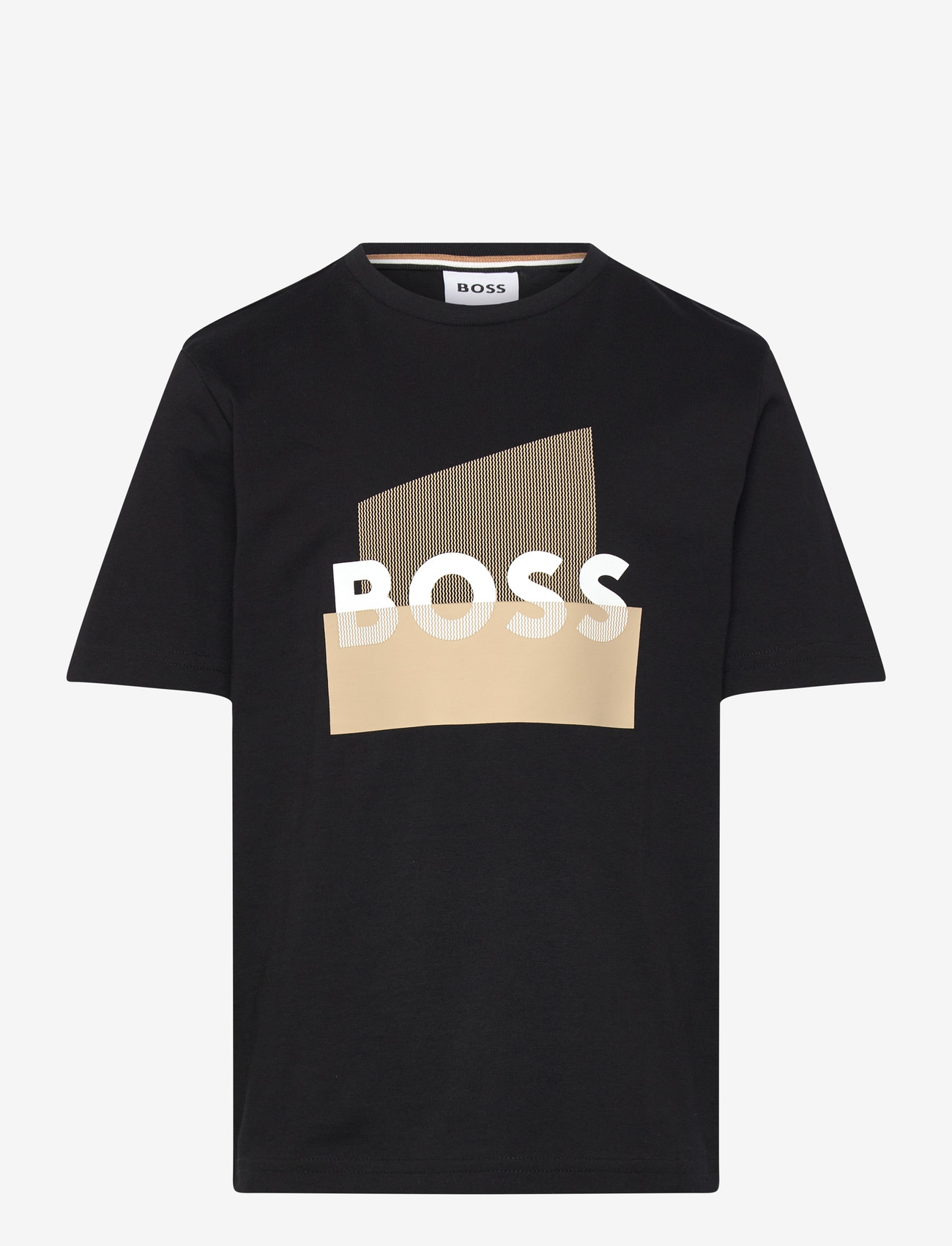 BOSS - SHORT SLEEVES TEE-SHIRT - kortærmede t-shirts - black - 0
