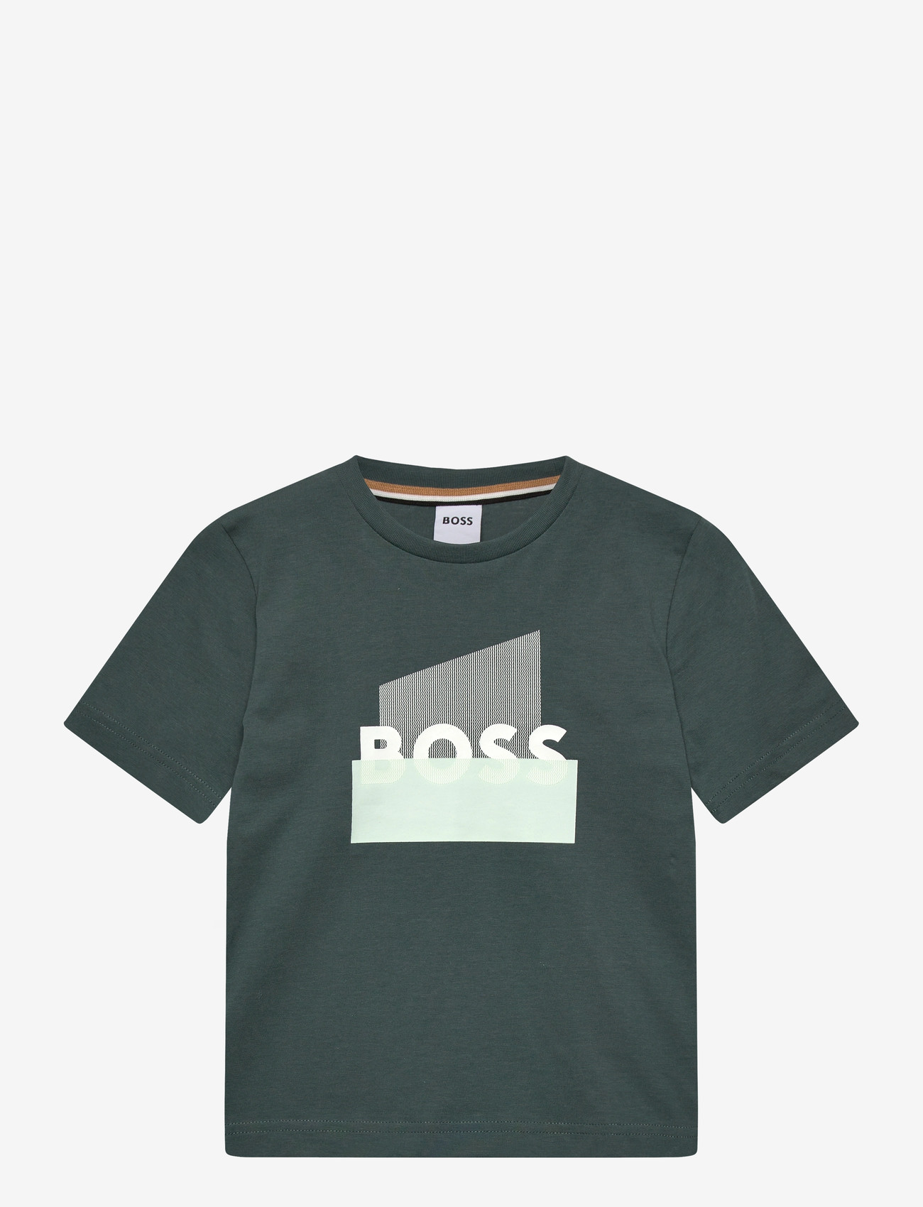 BOSS - SHORT SLEEVES TEE-SHIRT - kortærmede t-shirts - stone pine - 0