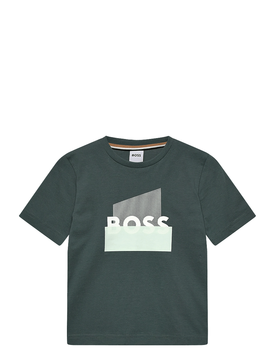 BOSS - SHORT SLEEVES TEE-SHIRT - kortærmede t-shirts - stone pine - 0