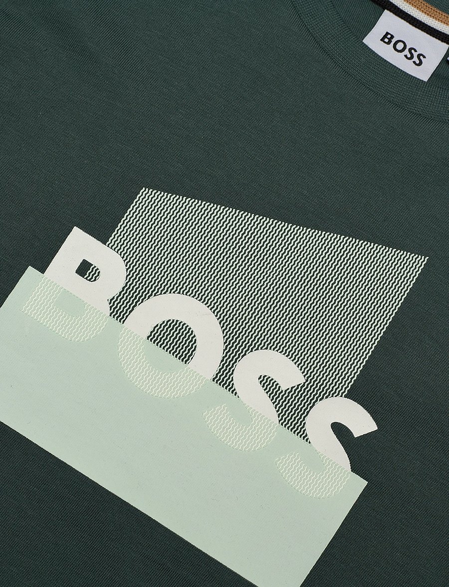 BOSS - SHORT SLEEVES TEE-SHIRT - kortærmede t-shirts - stone pine - 2