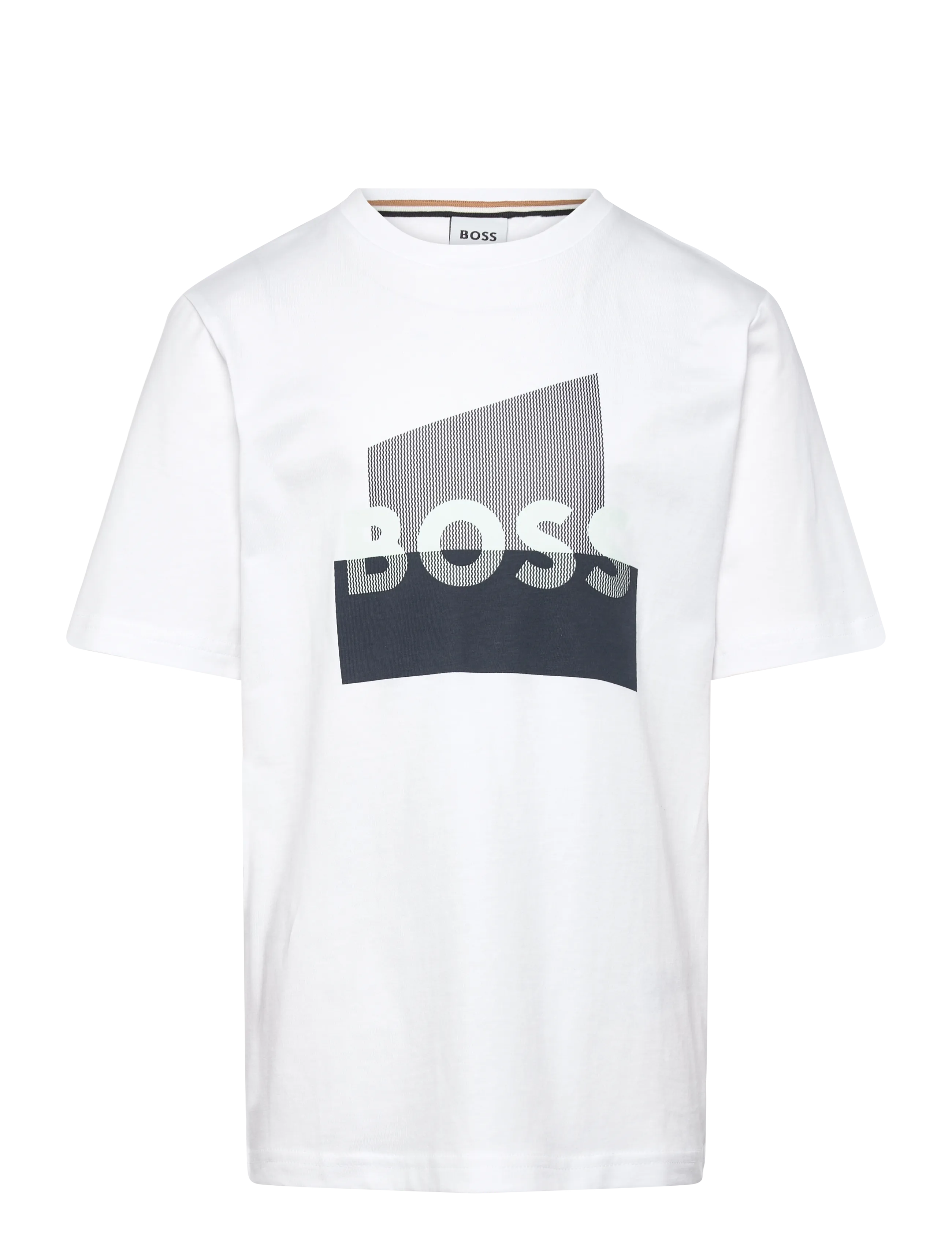 BOSS SHORT SLEEVES TEE-SHIRT - Shop by size - WHITE / white