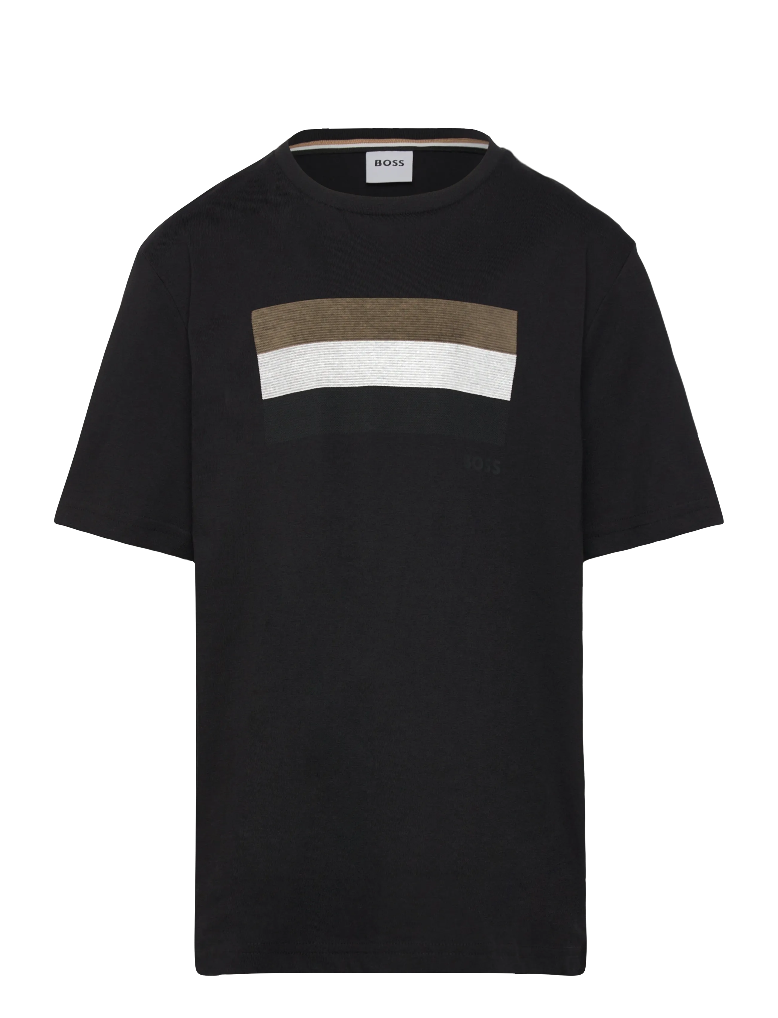 BOSS SHORT SLEEVES TEE-SHIRT - Uus - BLACK / black
