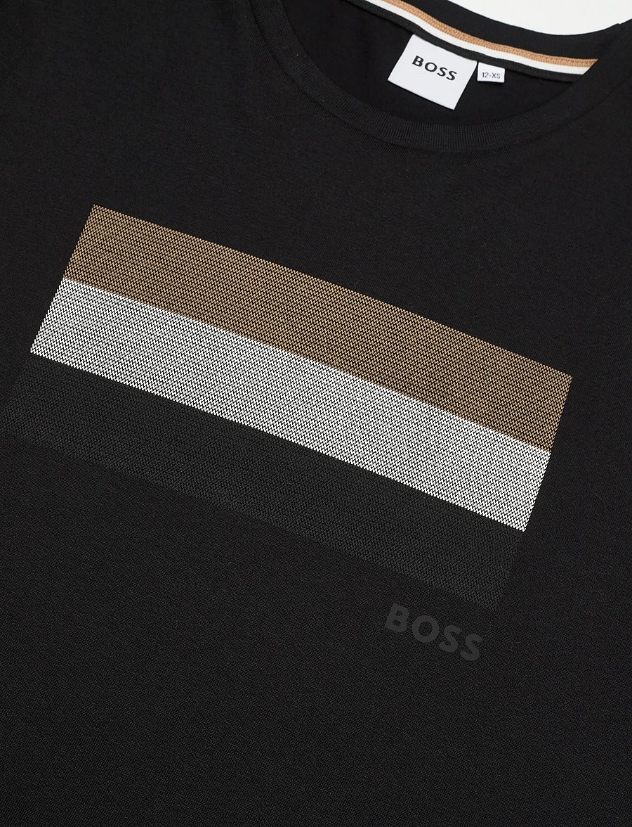 BOSS - SHORT SLEEVES TEE-SHIRT - kortærmede t-shirts - black - 2