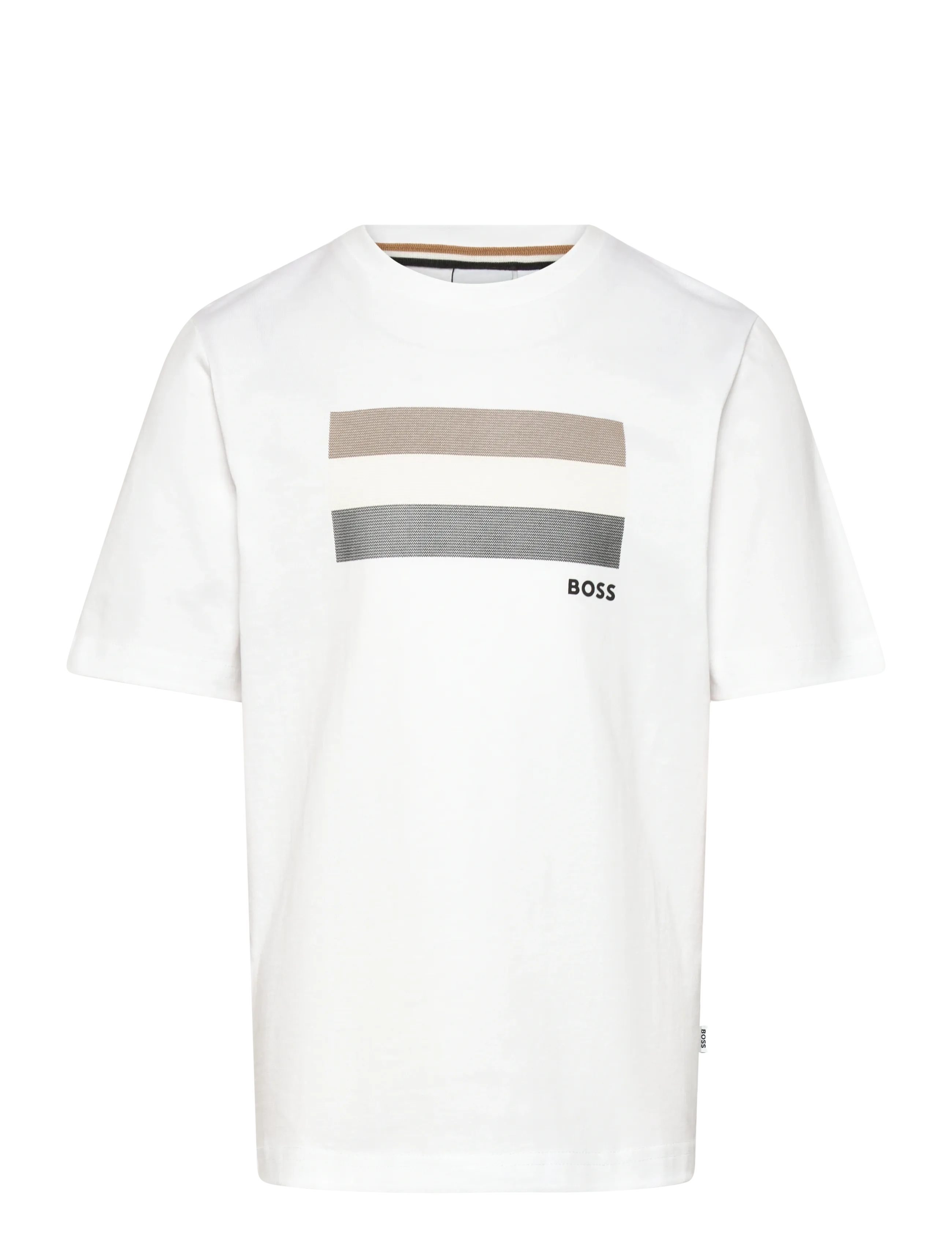 BOSS Short Sleeves Tee-Shirt, 150, T-shirts, Weiß - Short-sleeved, Kinder