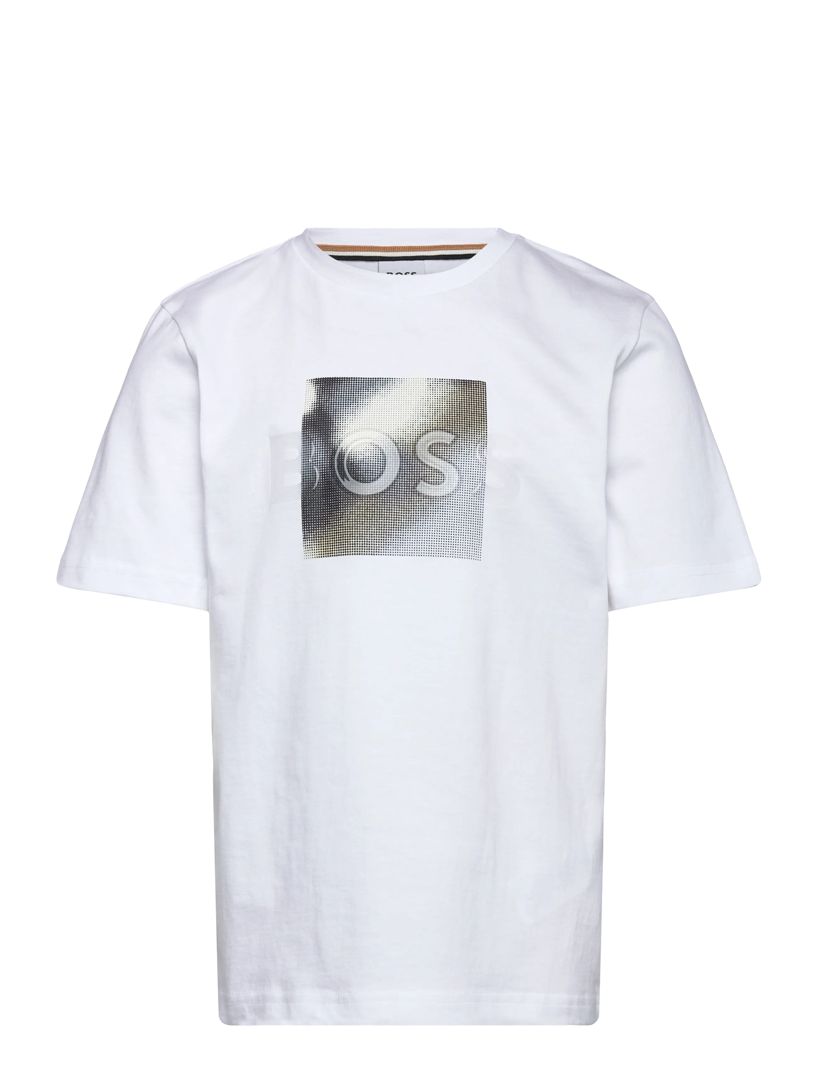 BOSS Short Sleeves Tee-Shirt, 104, T-shirts, Weiß - Short-sleeved, Kinder