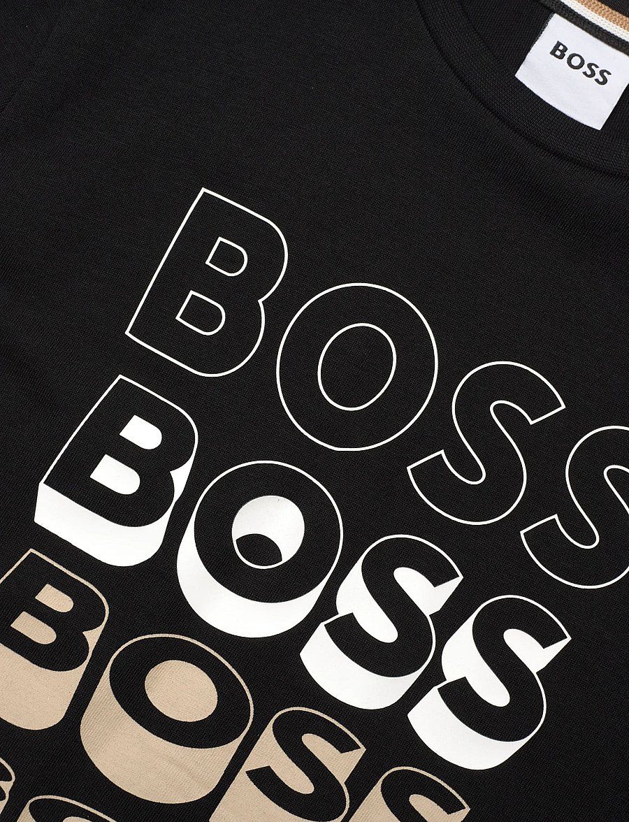 BOSS - SHORT SLEEVES TEE-SHIRT - lühikeste varrukatega t-särgid - black - 2