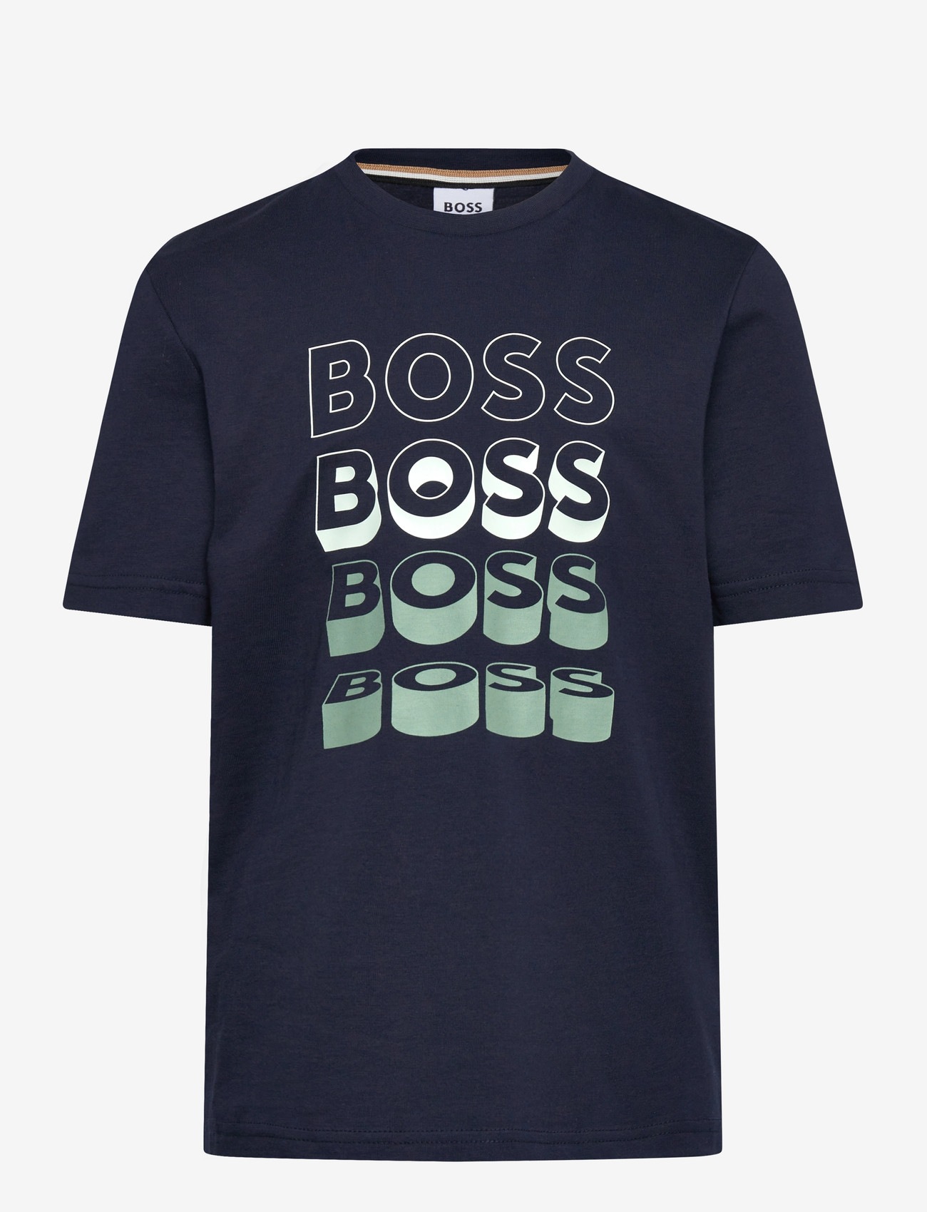 BOSS - SHORT SLEEVES TEE-SHIRT - kortærmede t-shirts - navy - 0