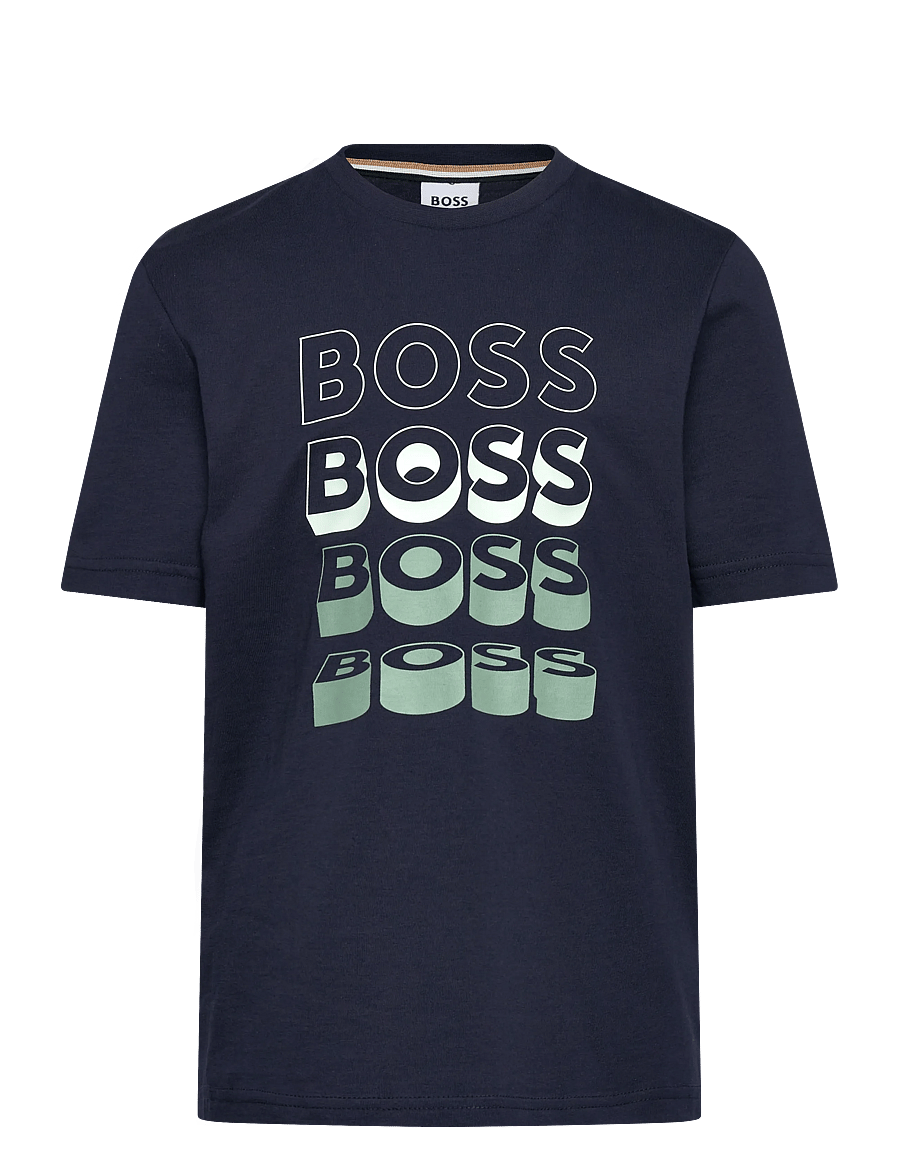 BOSS - SHORT SLEEVES TEE-SHIRT - kurzärmelige - navy - 0